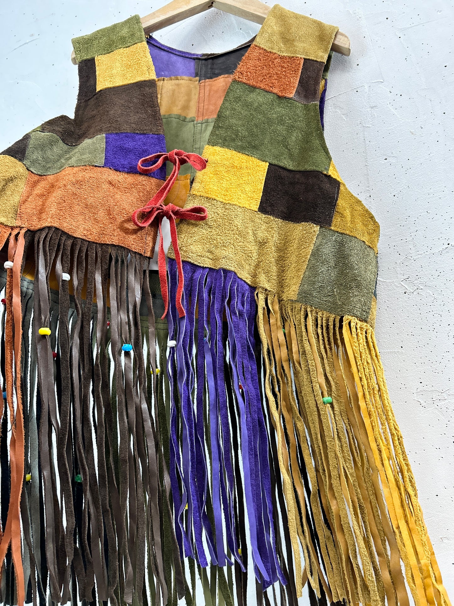 Vintage Leather Vest [C31840]