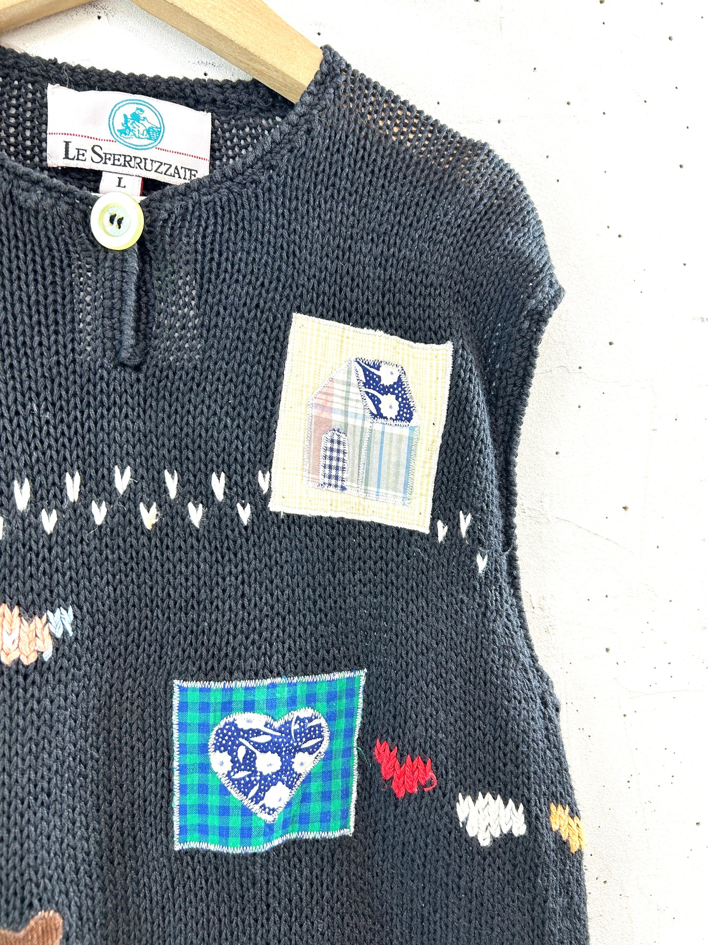 Vintage Knit Vest [D32006]