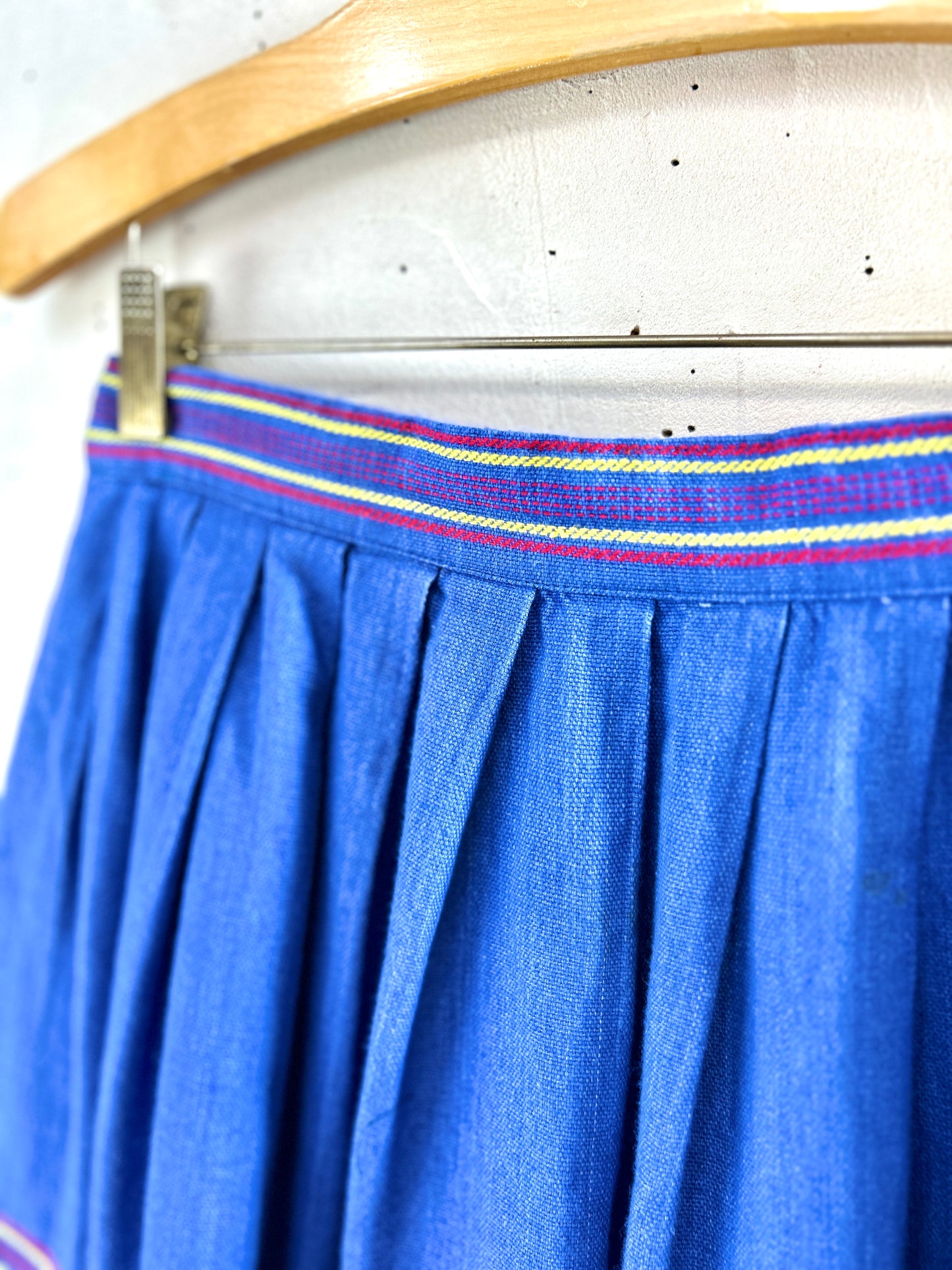 Vintage Guatemala Embroidery Skirt [H30814]