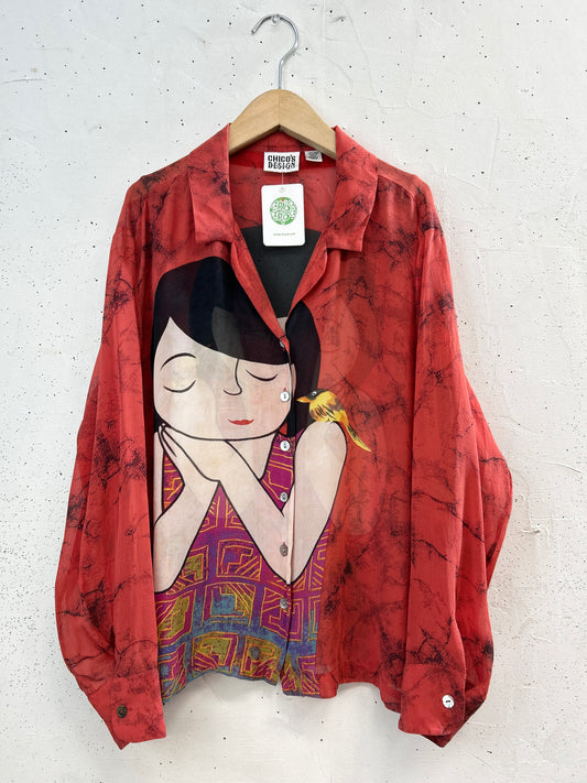 Vintage Shirt 〜Chico's〜 [E32477]