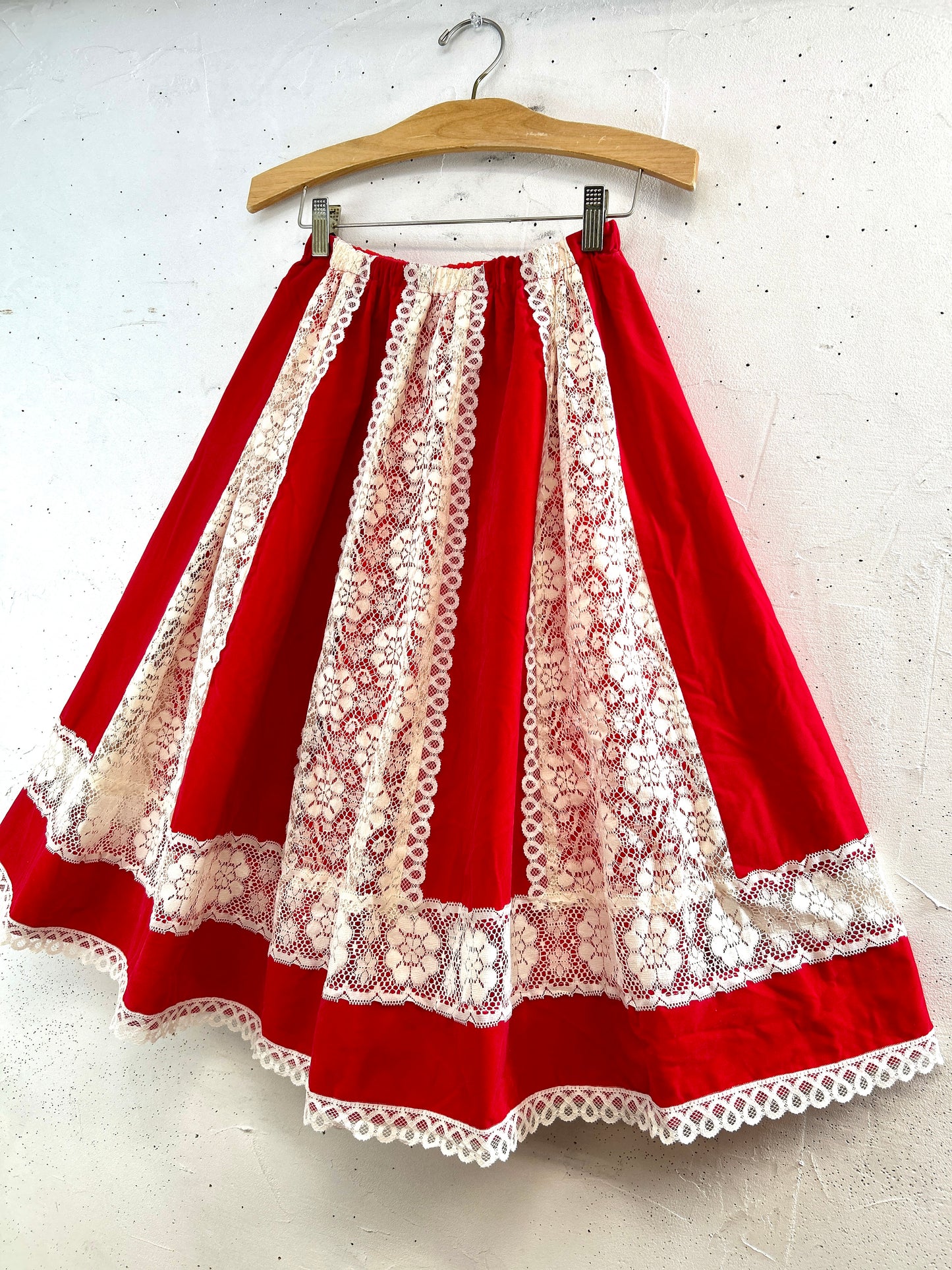 ’70s Velour Skirt 〜carefree fashions〜 [B31621]