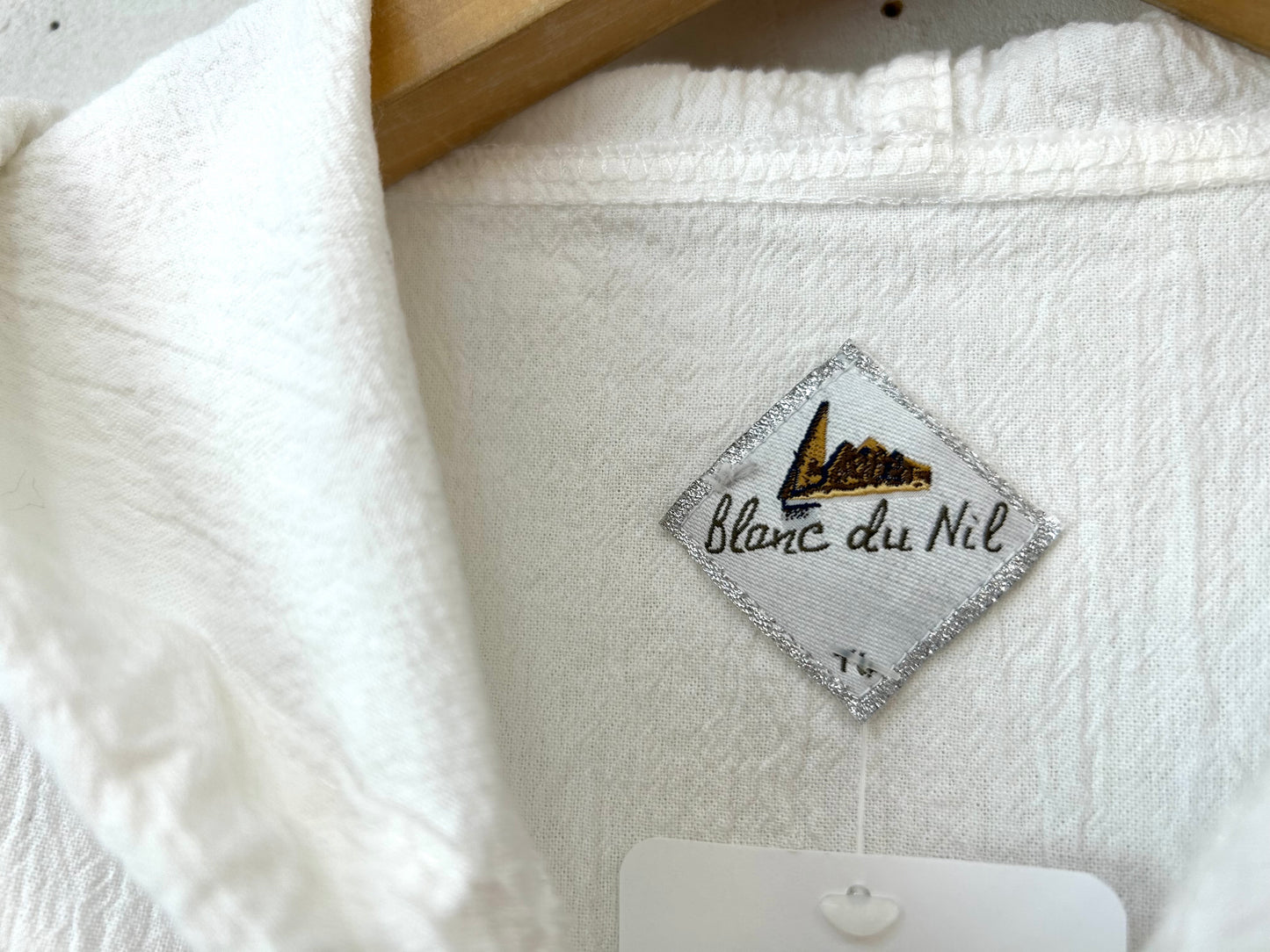 Vintage White Hood Vest [D29996]