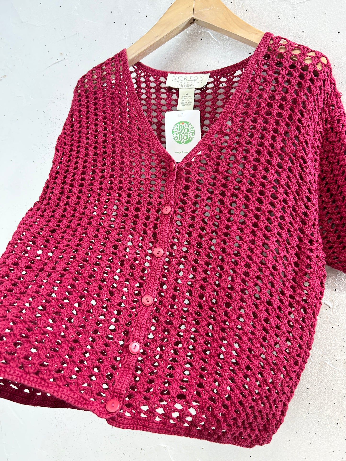 Vintage Crochet Cardigan [G33217]