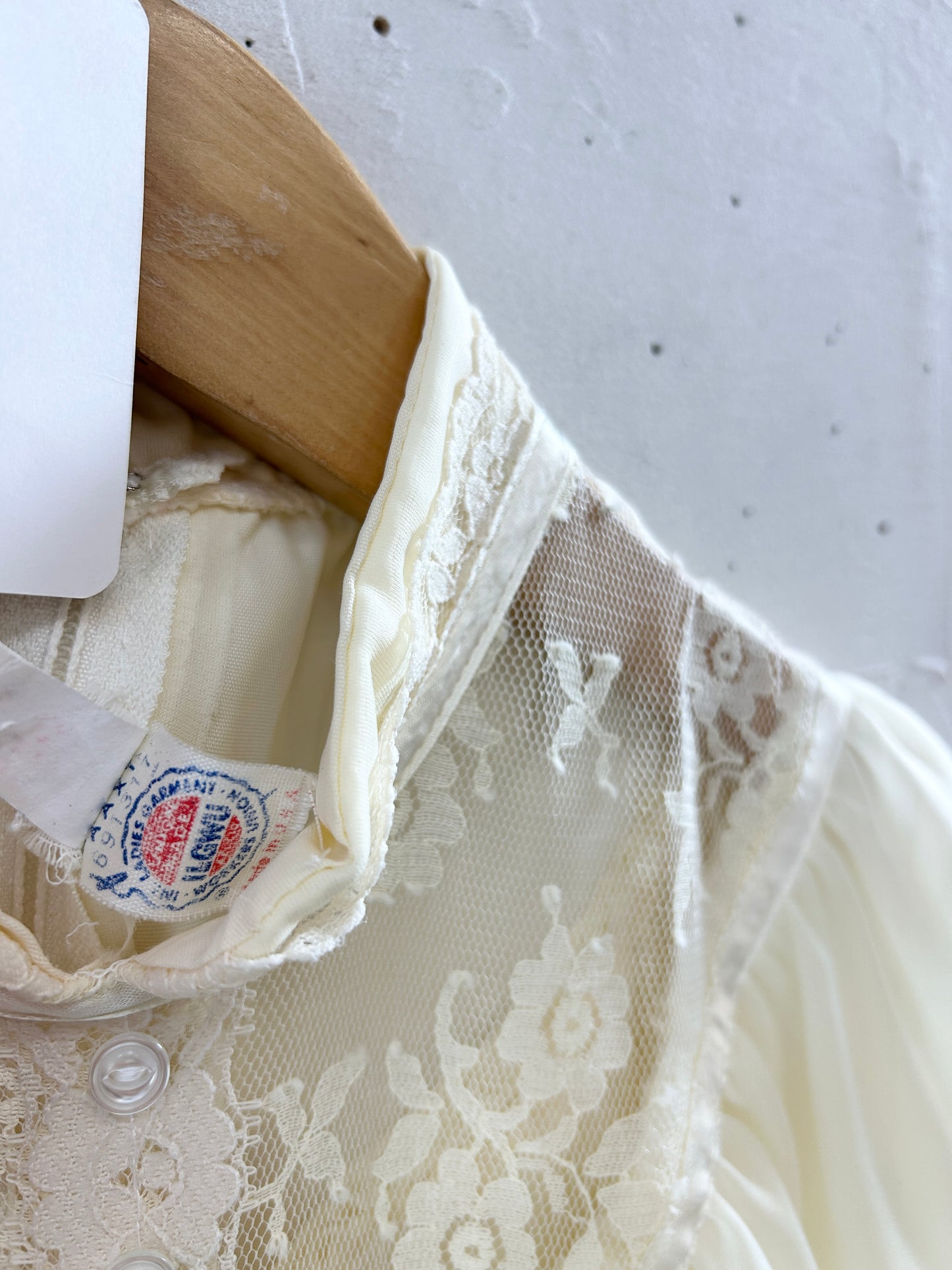 Vintage White Lace Dress [K30814]