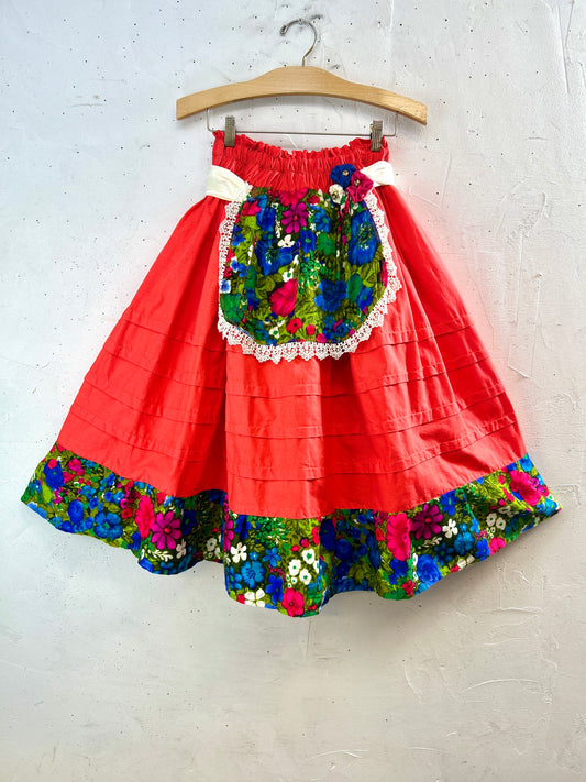 Vintage Tiered Skirt [J30647]