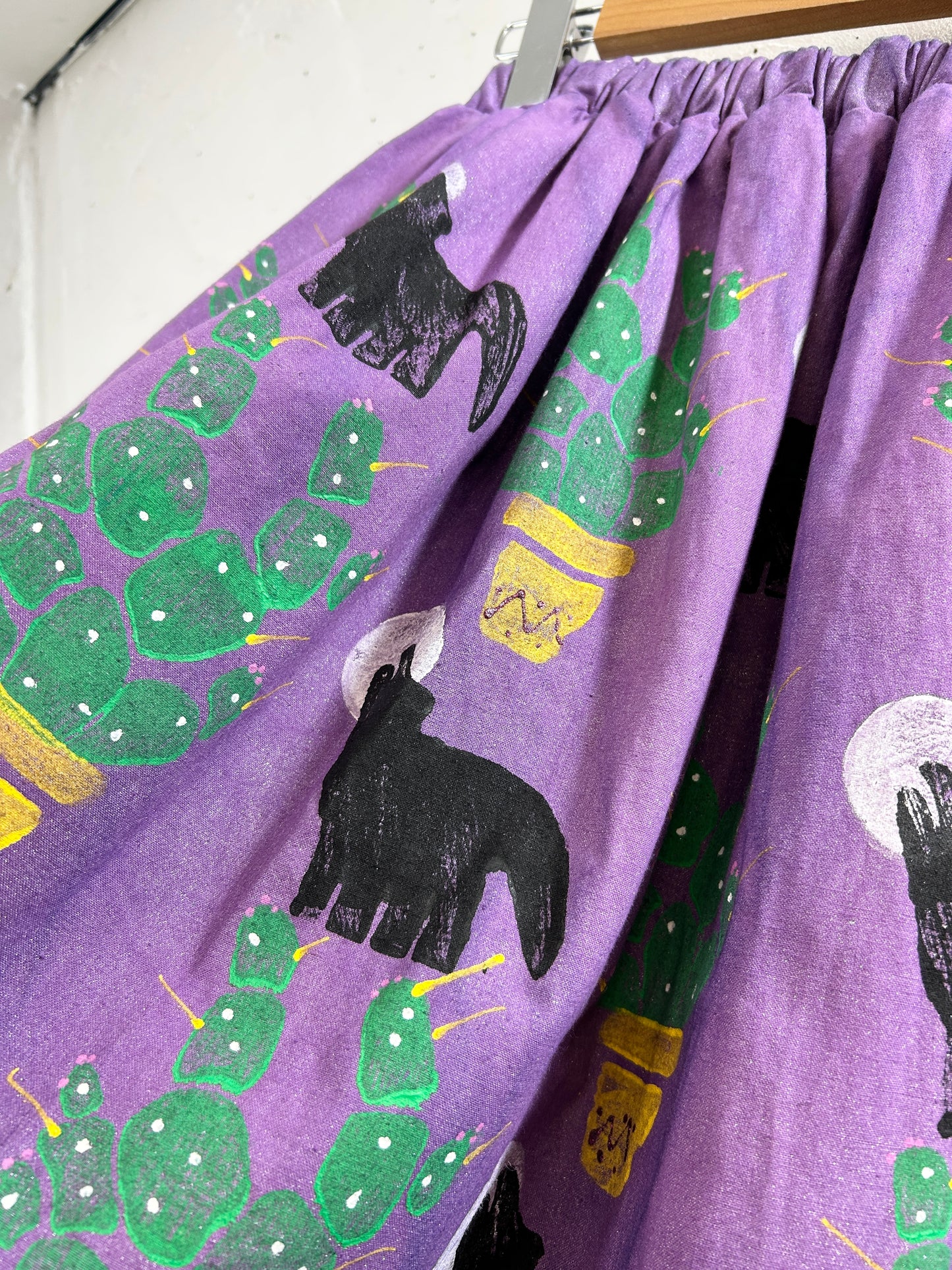 Vintage Texas Paint Skirt [H30858]