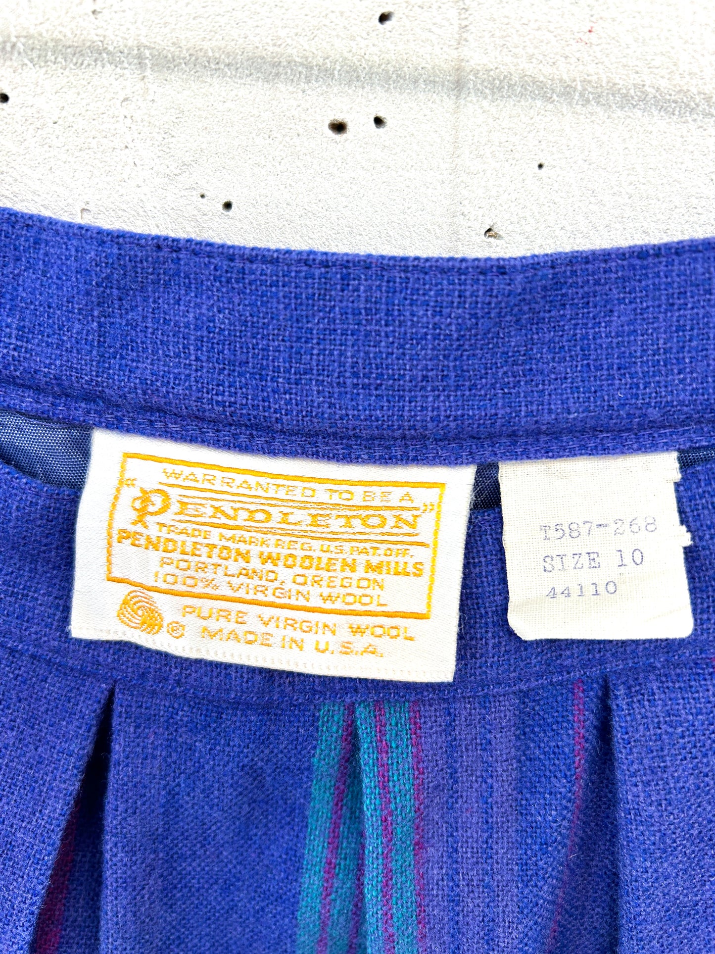 Vintage Check Skirt 〜Pendleton〜 [L30942]