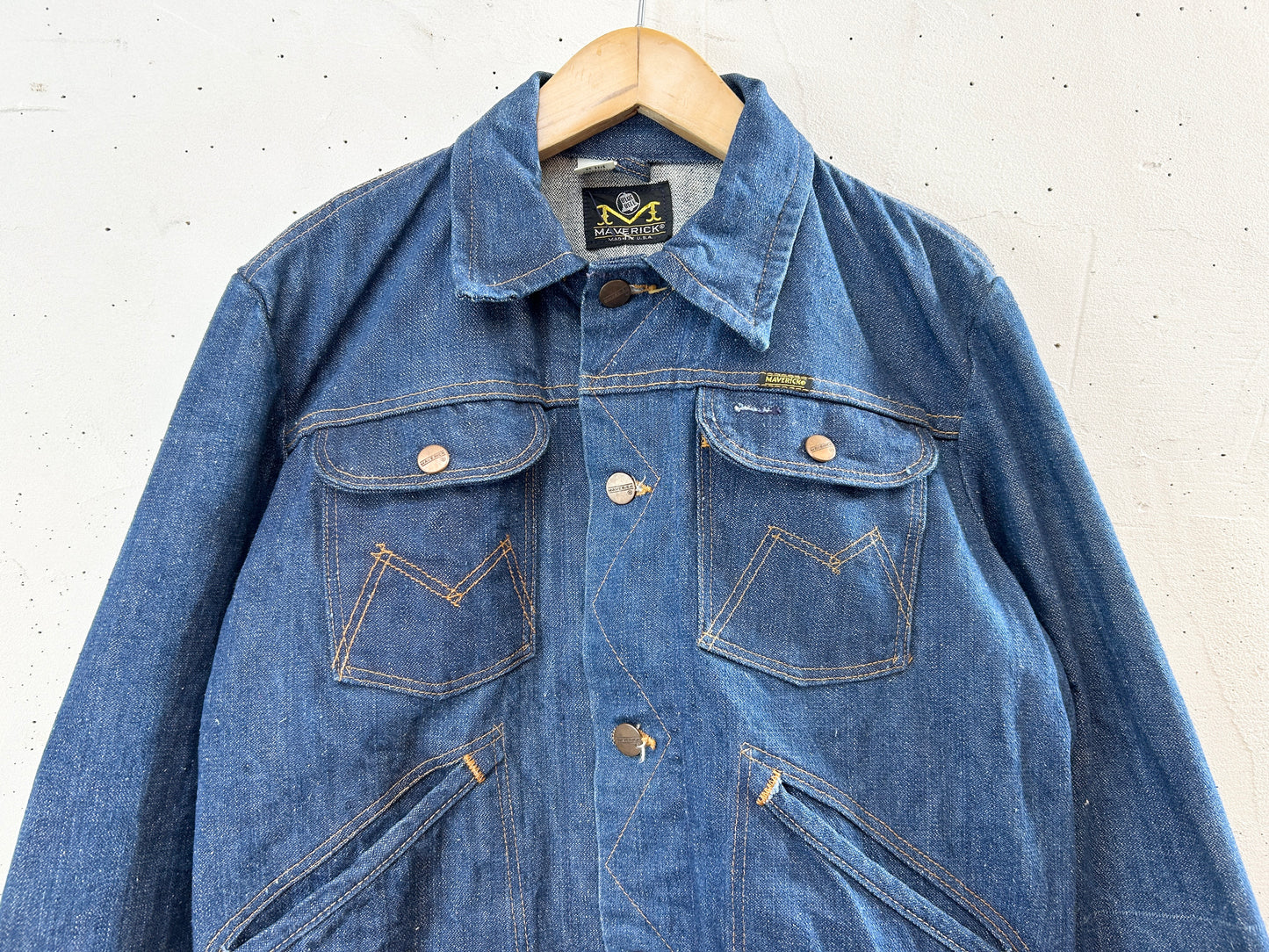 '70s Vintage Denim Jacket 〜Maverick〜 [I30319]