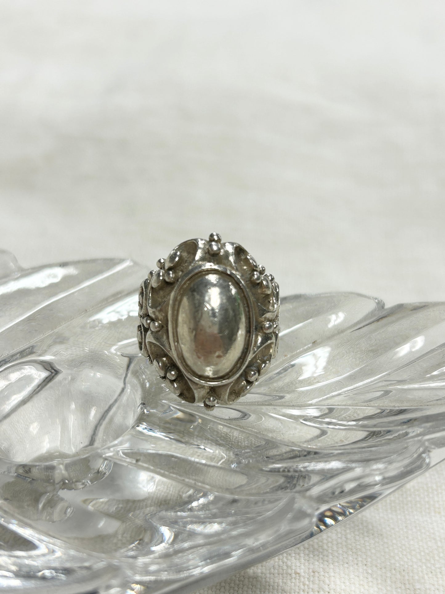 Vintage 925 Silver Ring[J30411]