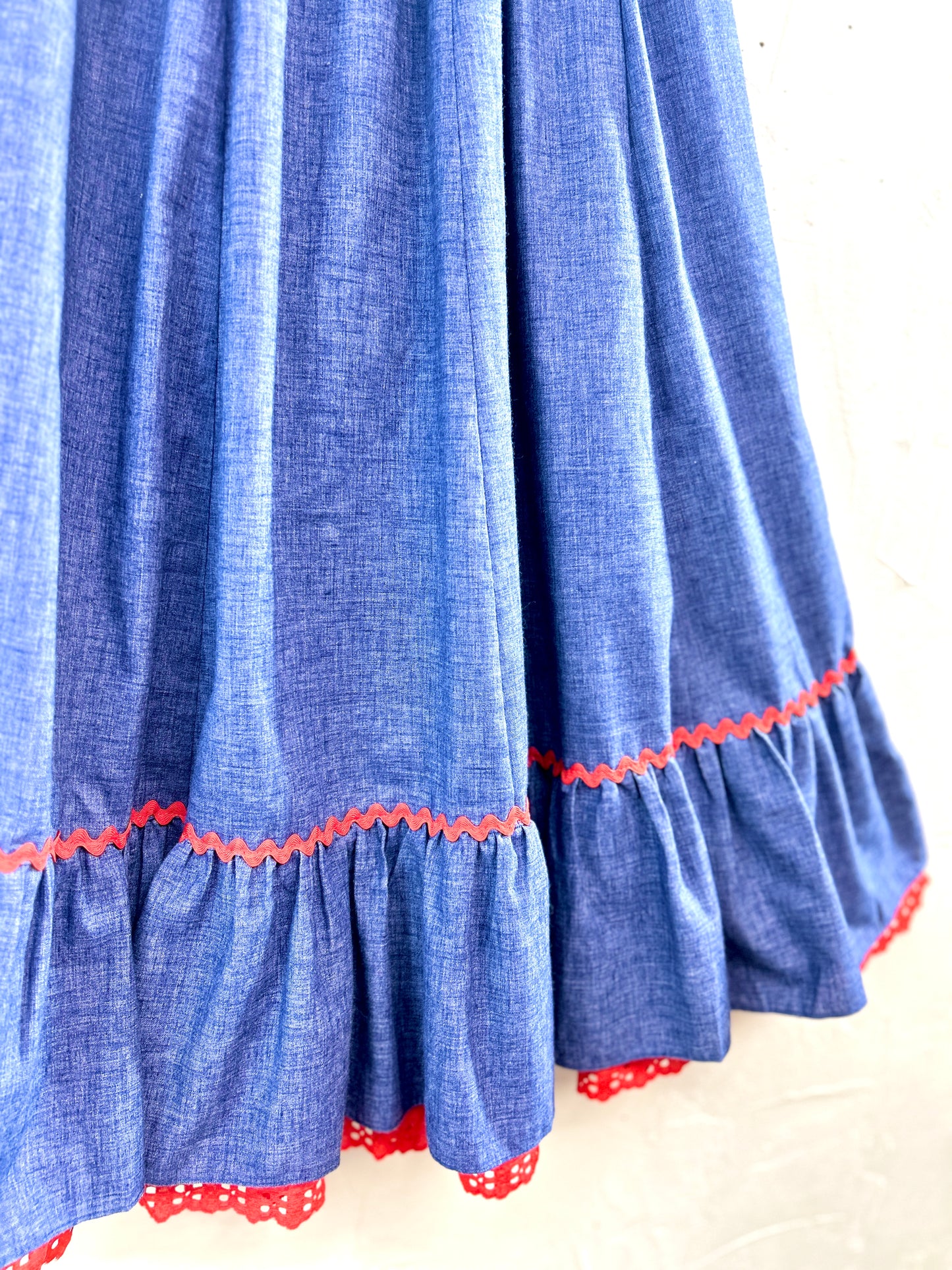 ’70s Vintage Skirt 〜carefree fashions〜 [B31622]