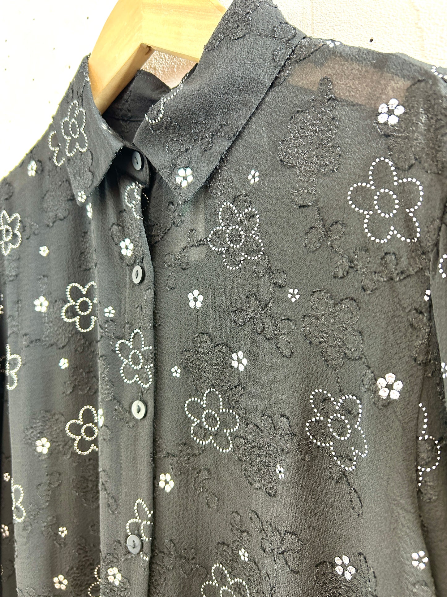 Vintage Sheer Blouse [J30511]