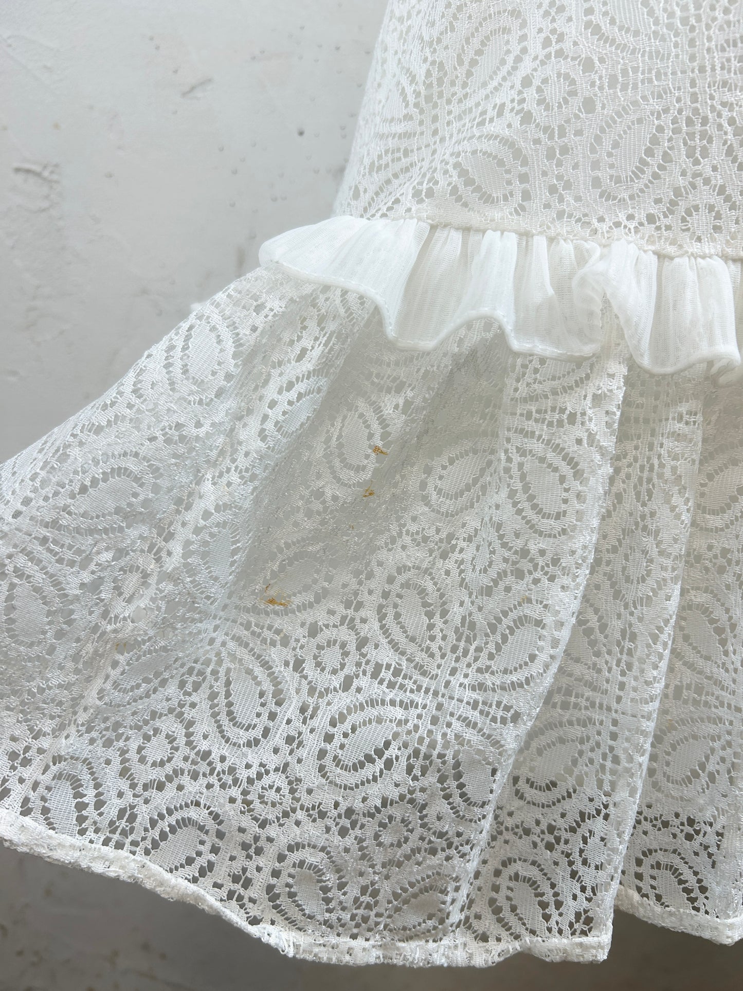 Vintage White Lace Dress [K30815]