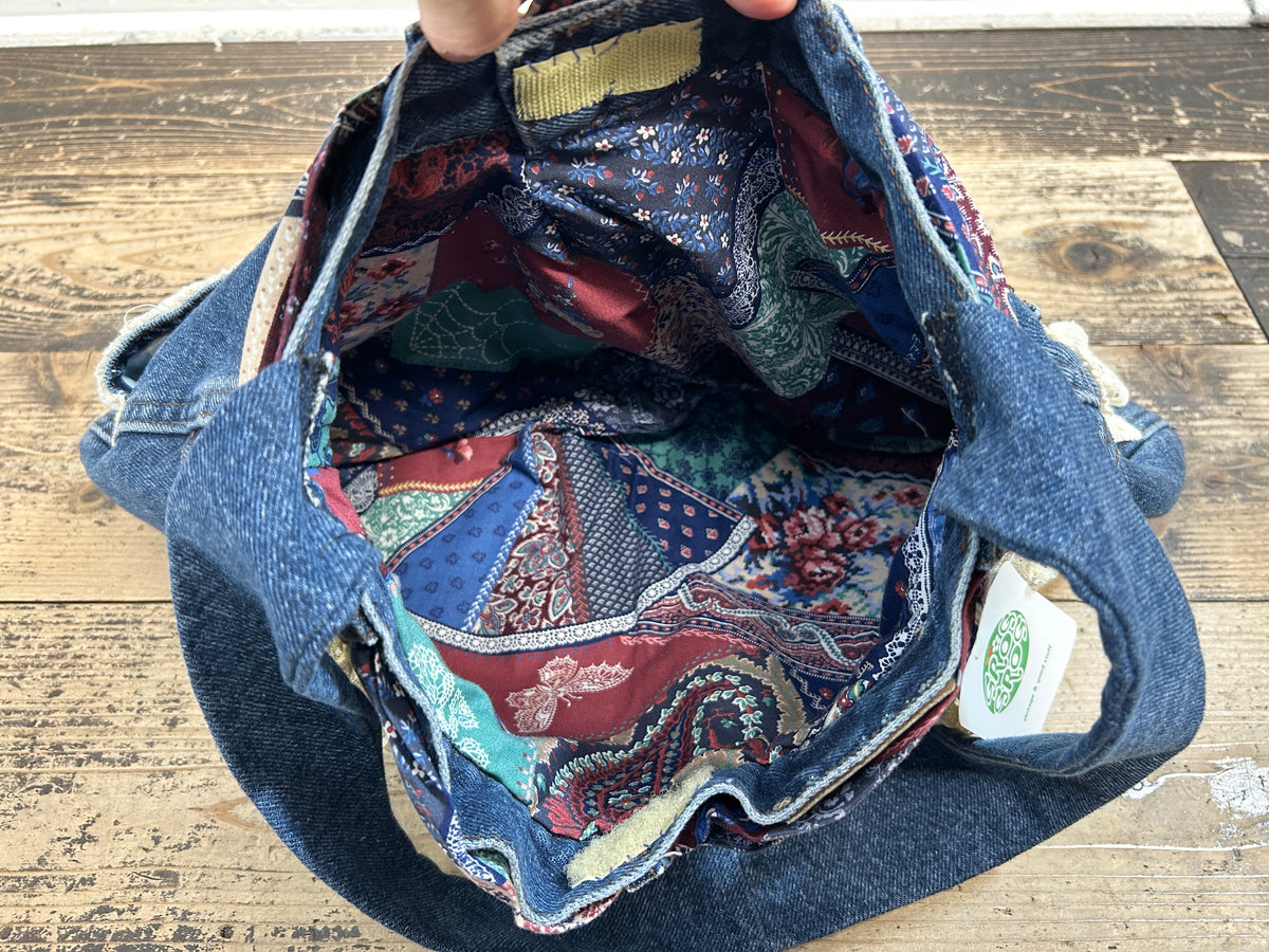 Vintage Denim Custom Bag [J34163]