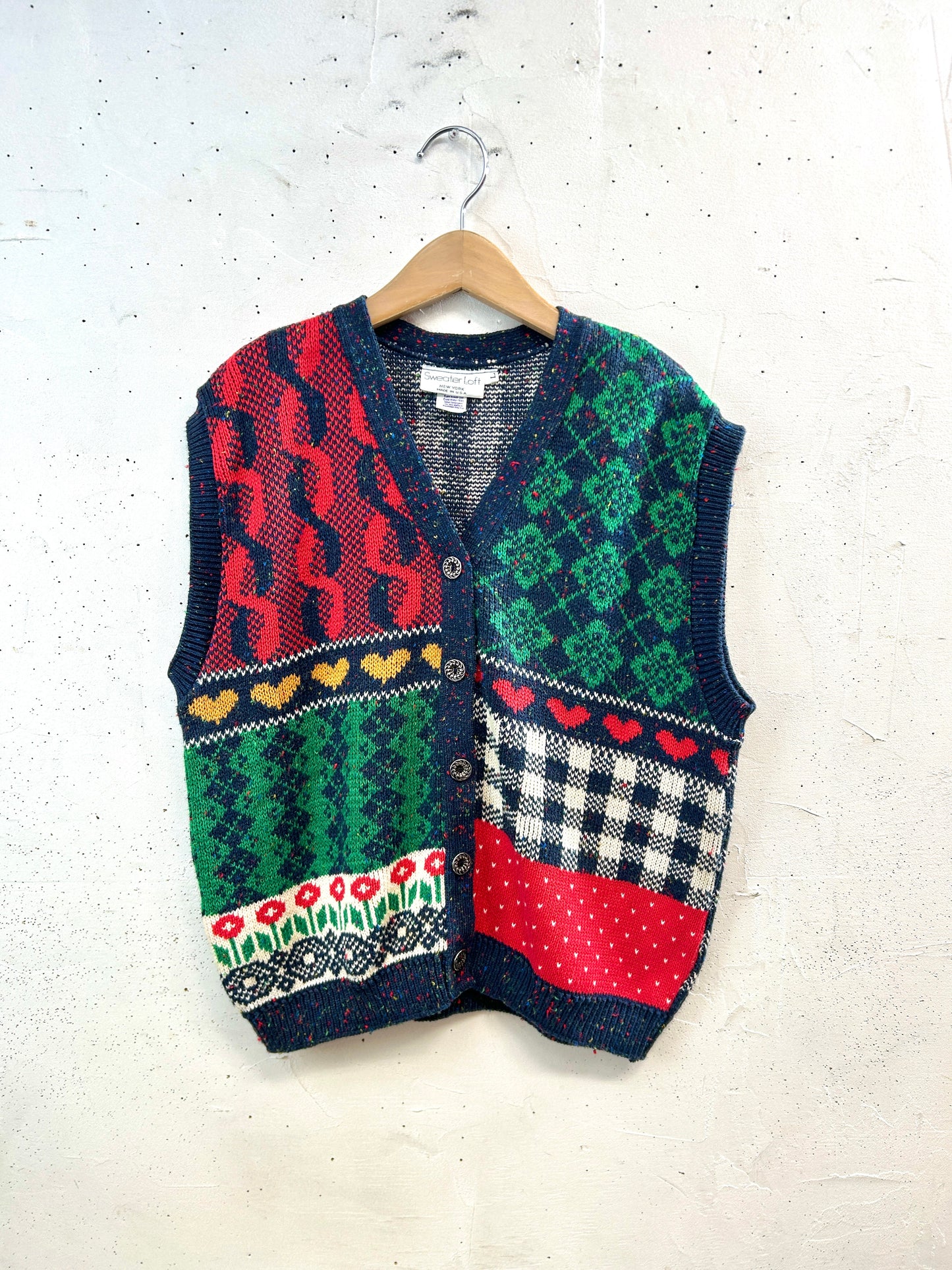 Vintage Knit Vest [B31668]