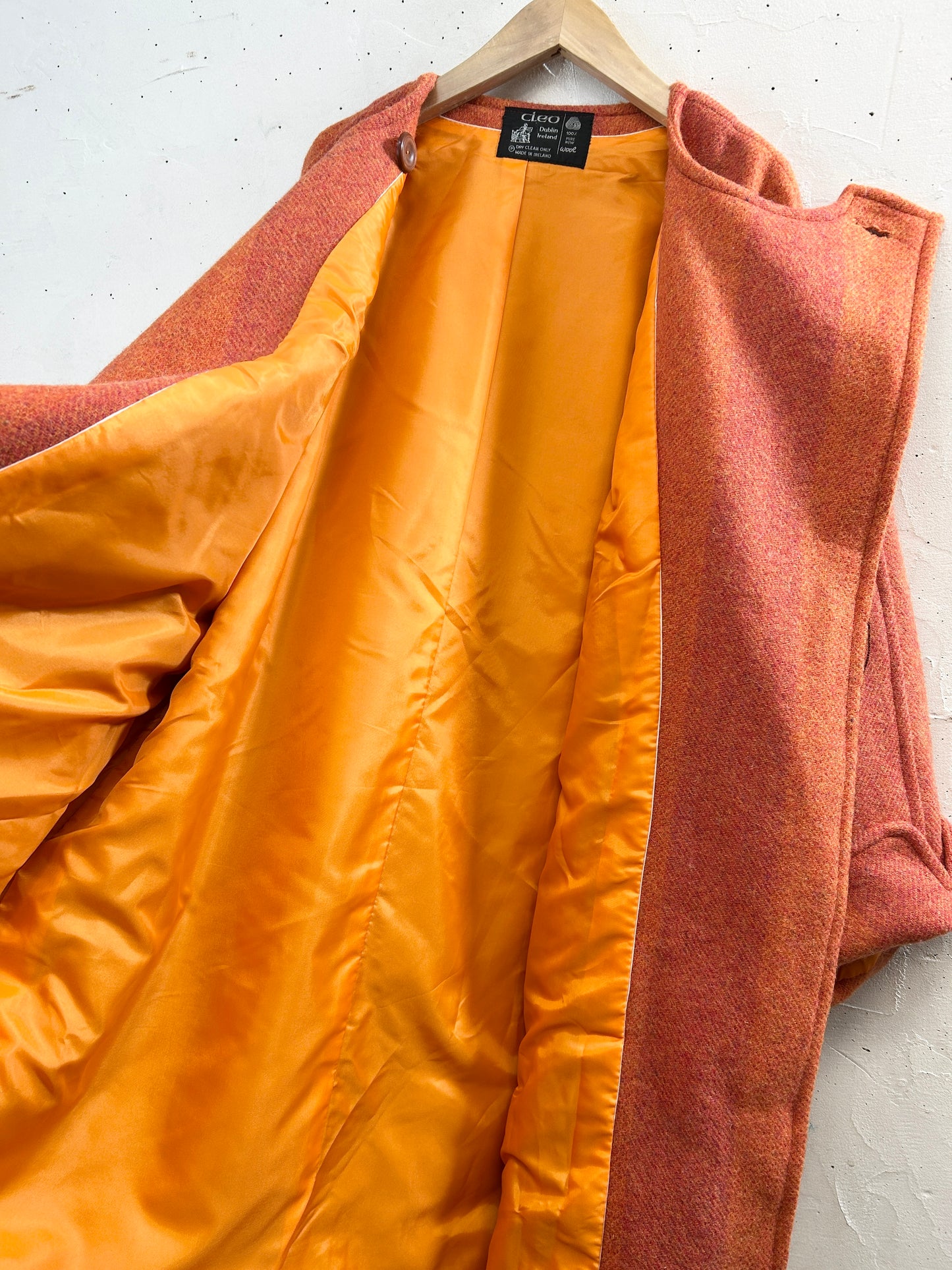 Vintage Wool Coat 〜MADE IN IRELAND〜 [L31119]