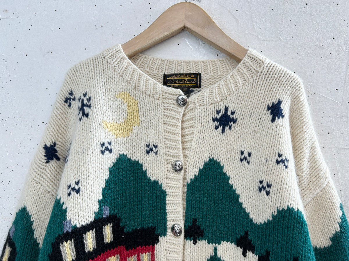 Vintage Knit Cardigan 〜Eddie Bauer〜 [J32440]
