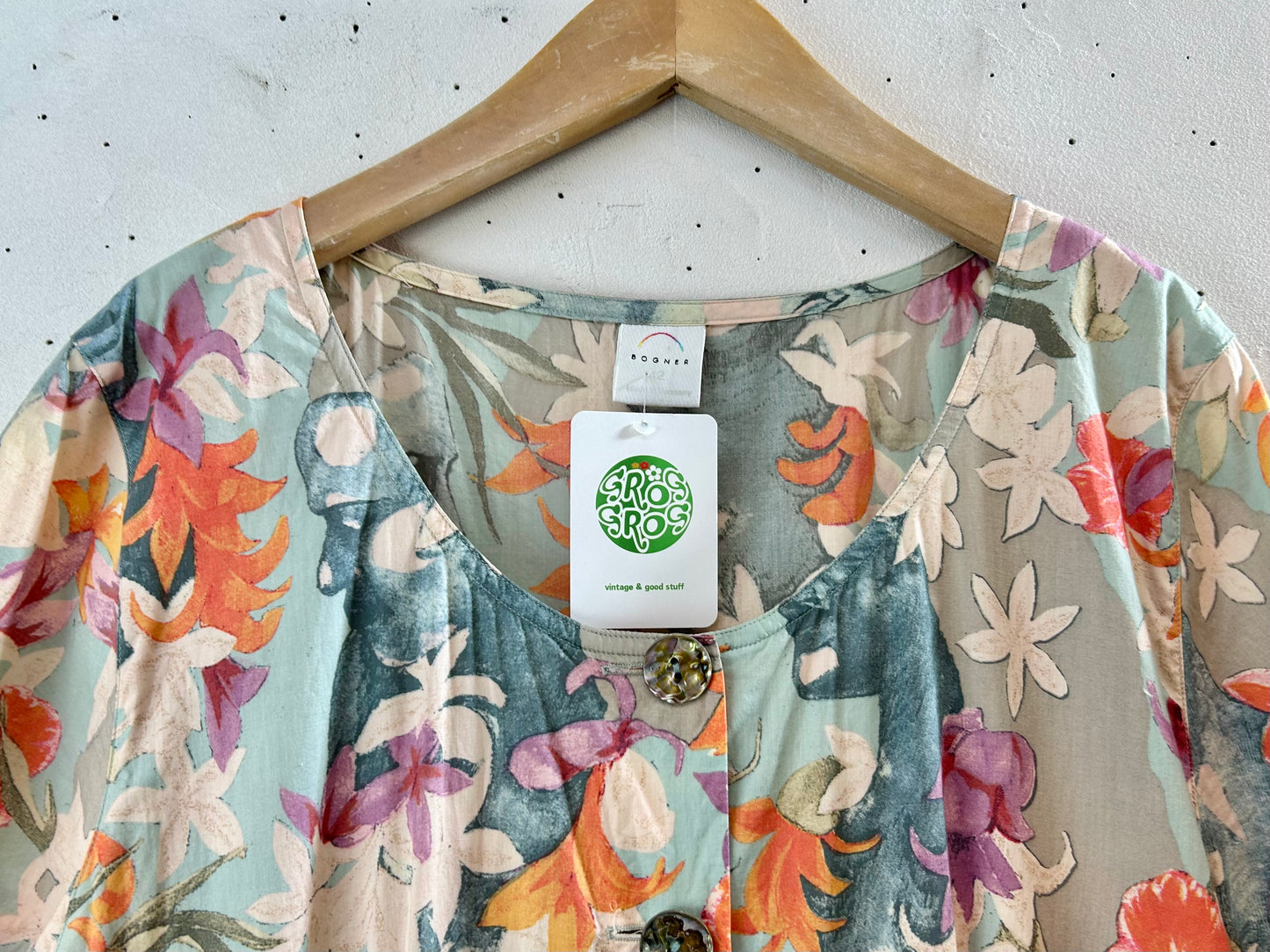 Vintage Cotton Dress MADE IN GERMANY [F30549]
