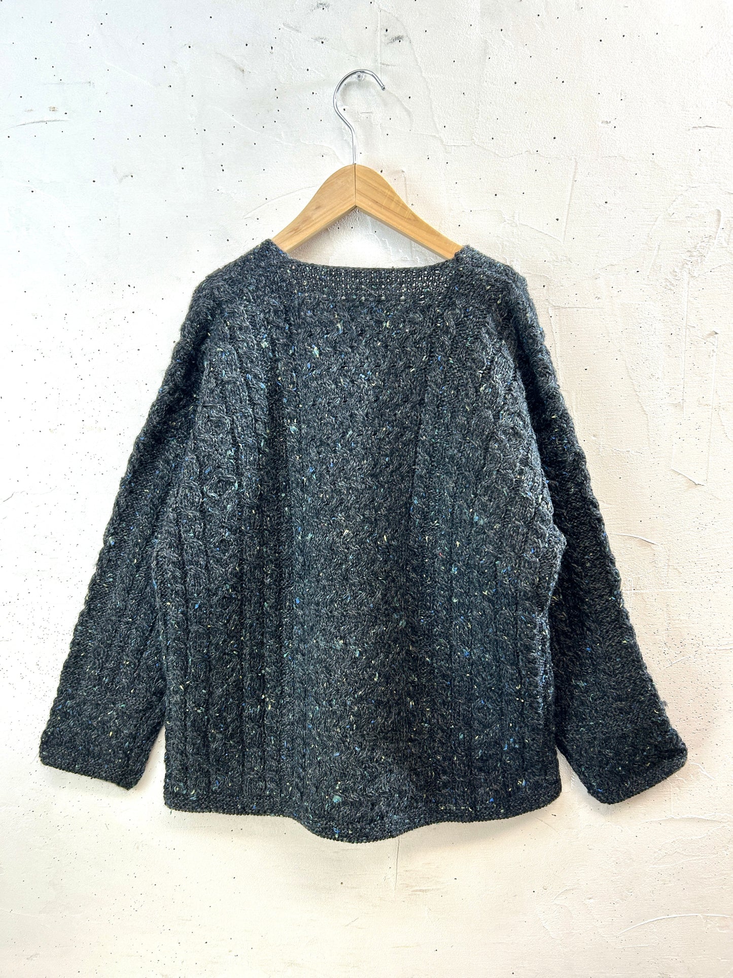 Vintage Knit Cardigan MADE IN IRELAND [K30886]