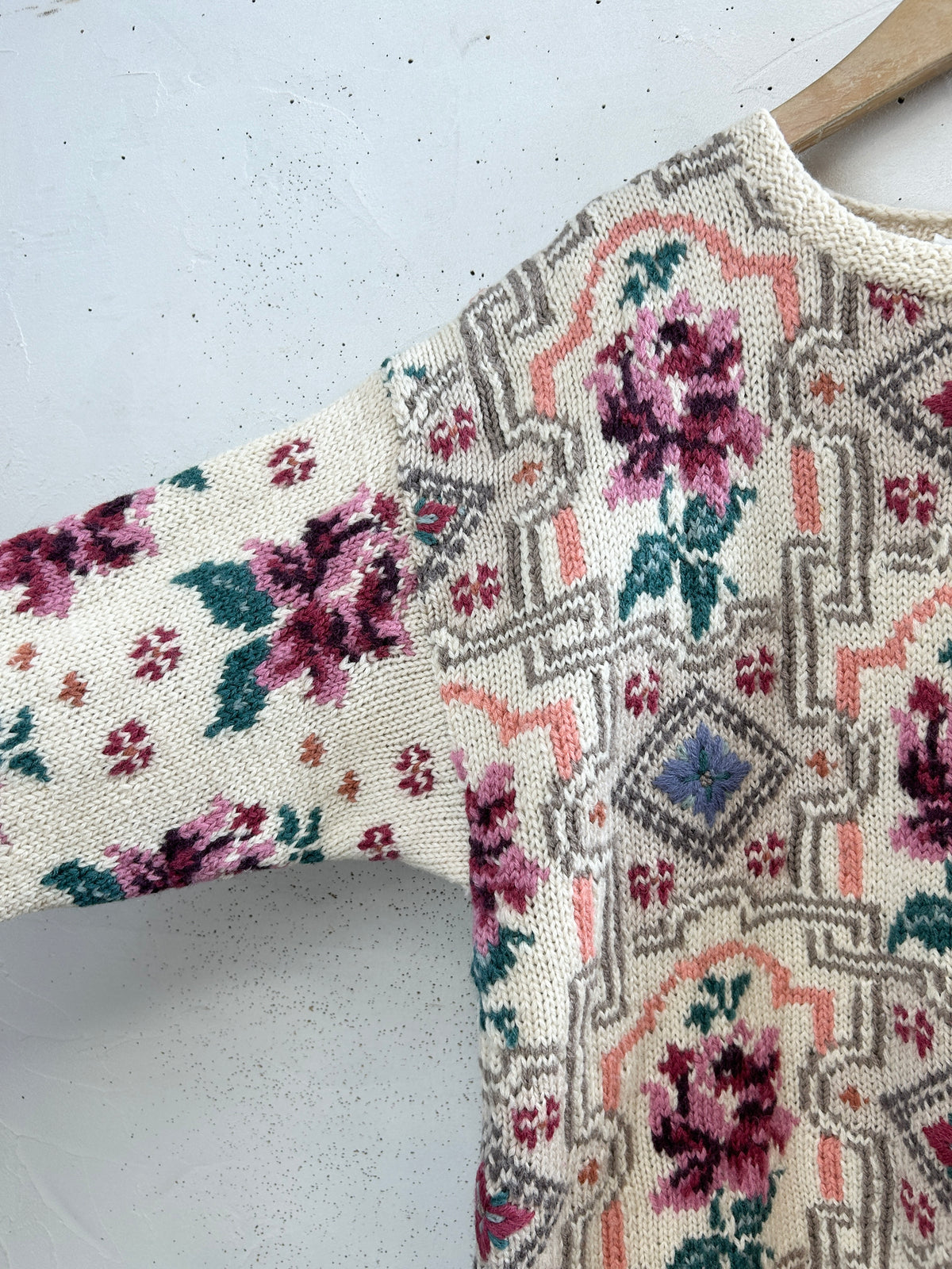 Vintage Knit Sweater 〜Laura Ashley〜 [I33945]