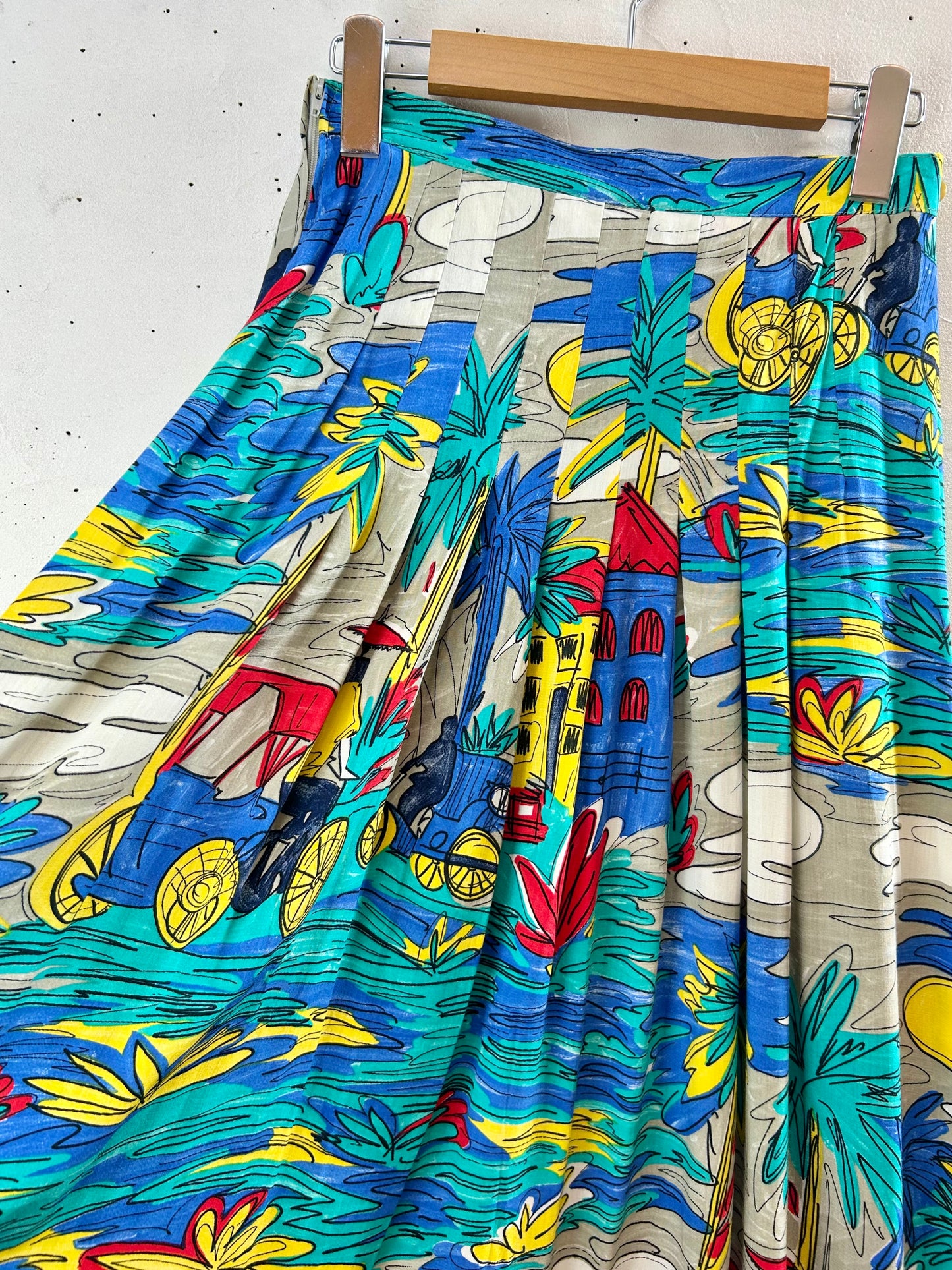 Vintage Viscose Skirt  [G30634]