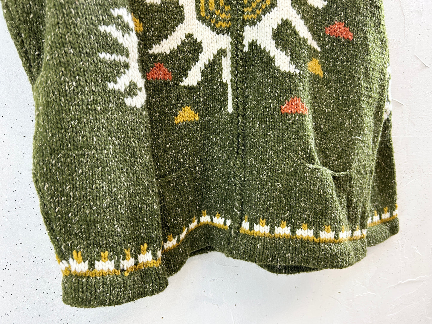 Vintage Hand Knit Made in ECUADOR [K30902]
