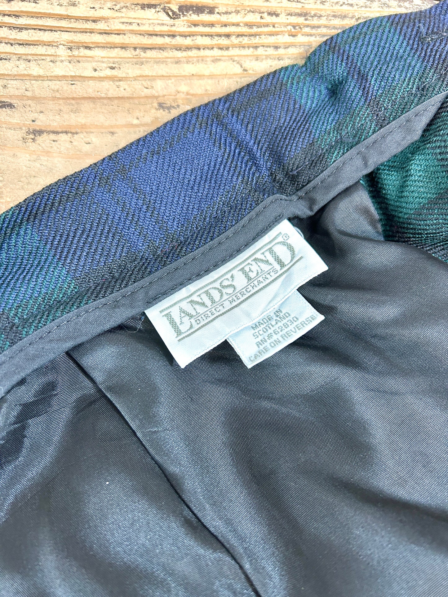 Vintage Plaid Skirt [I30275]