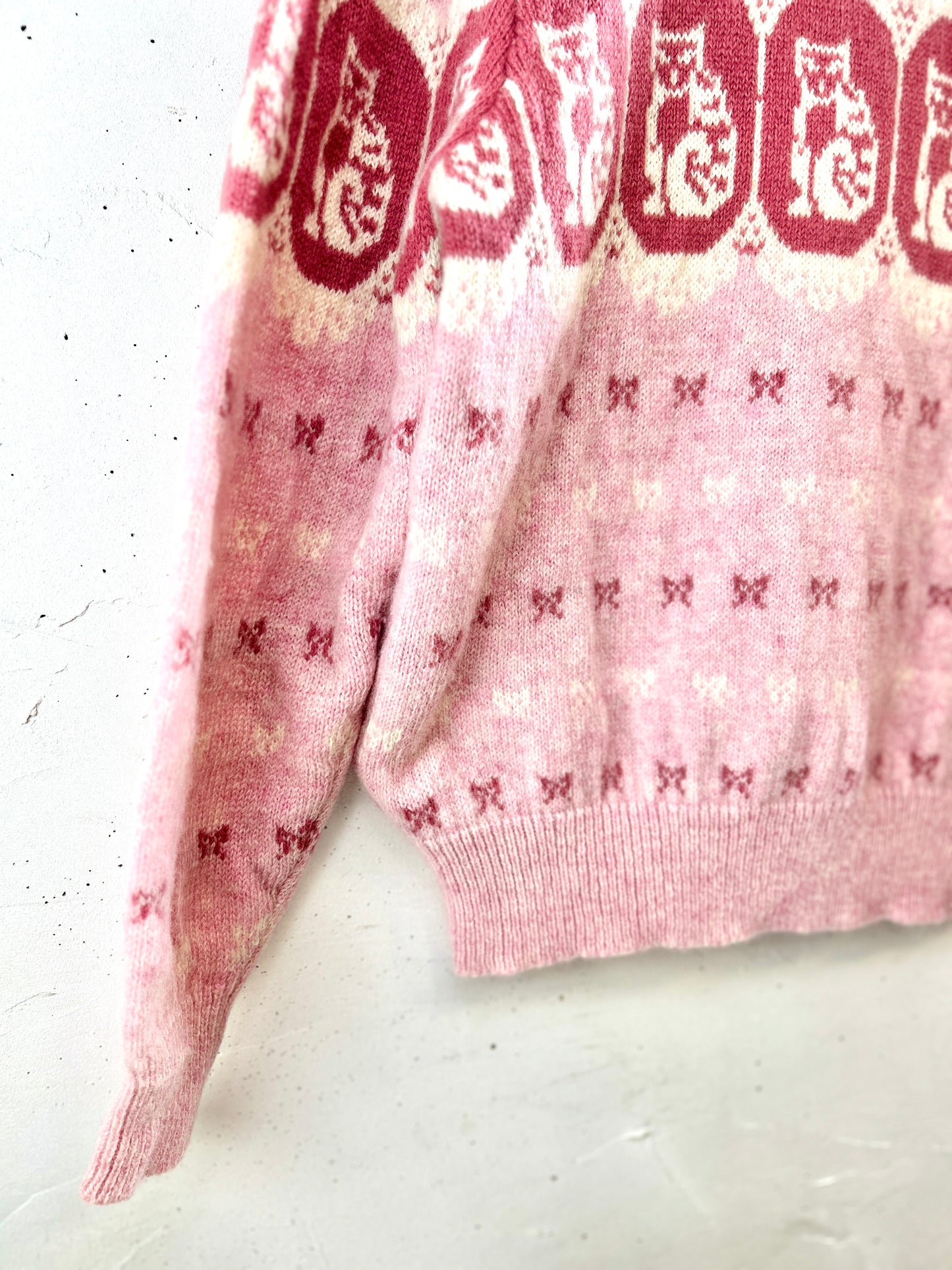 '80sVintage Hand Knit Sweater 〜SUSAN BRISTOL〜 [J30488]