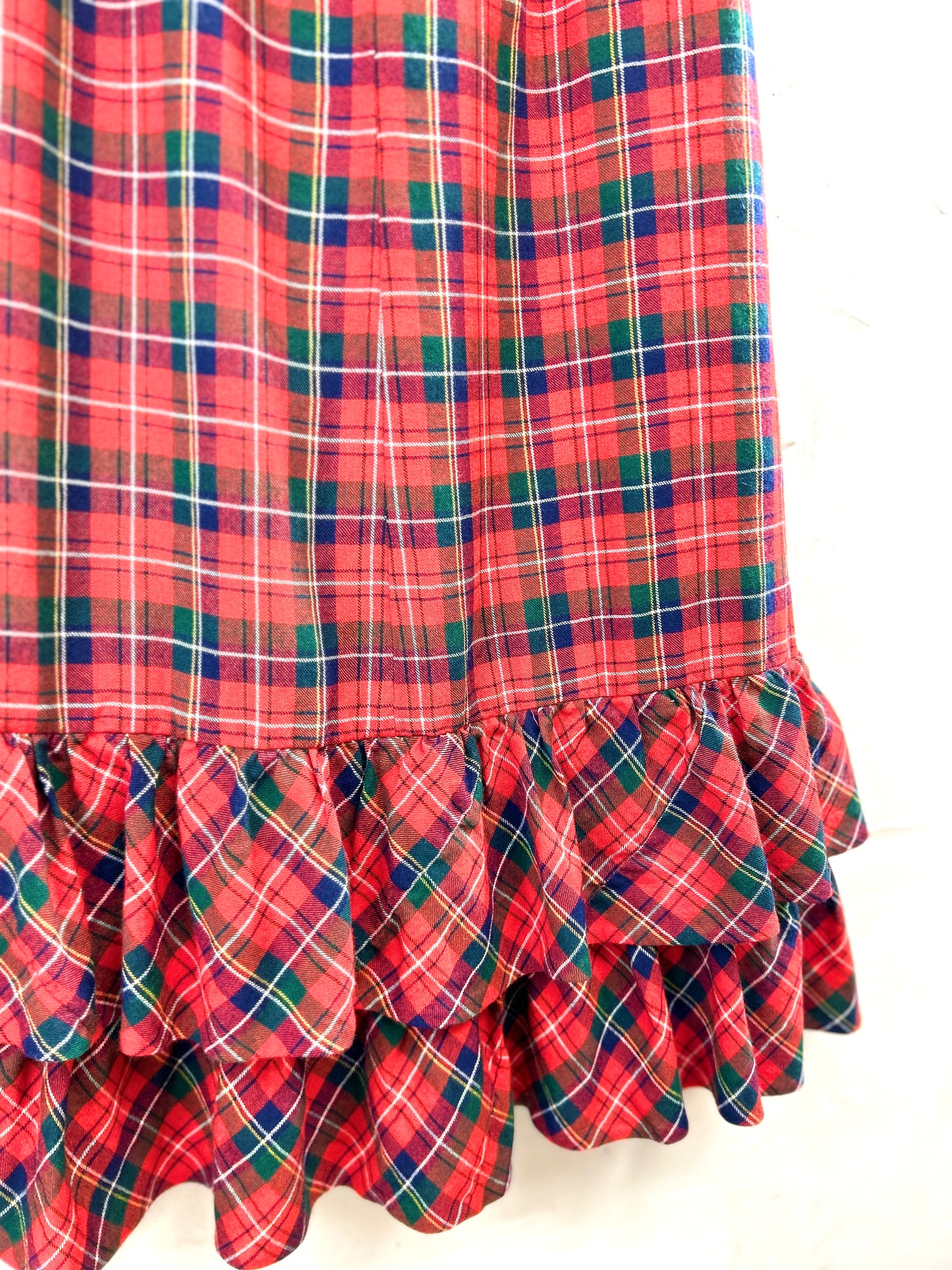 Vintage Plaid Skirt   [L31089]