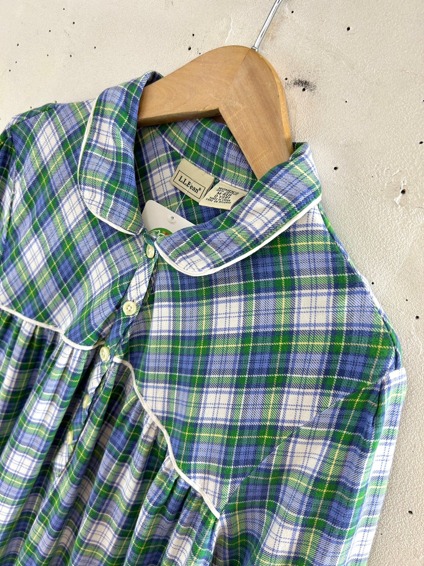 Vintage Plaid Dress 〜L.L.Bean〜 [H33642]