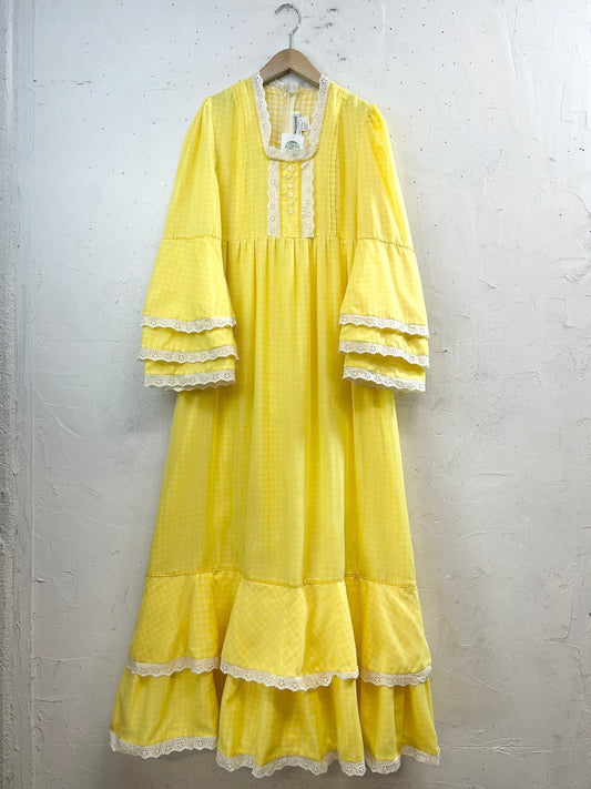 '70s Vintage Dress 〜MARIANNE〜 [D32052]