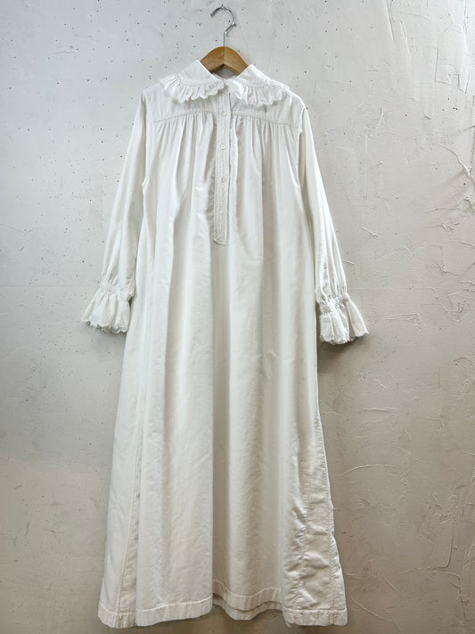 Vintage White Dress [H30833]