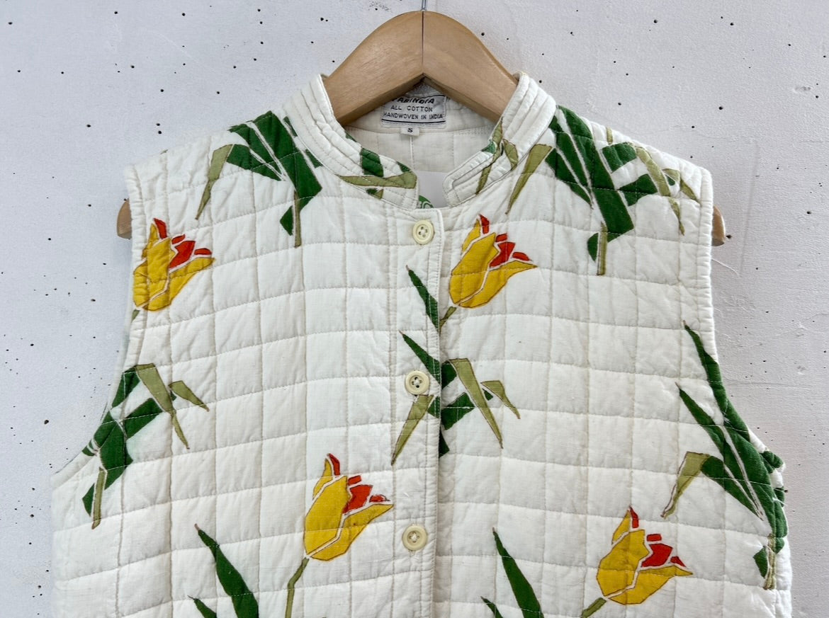 Vintage Quilting Vest [D32155]