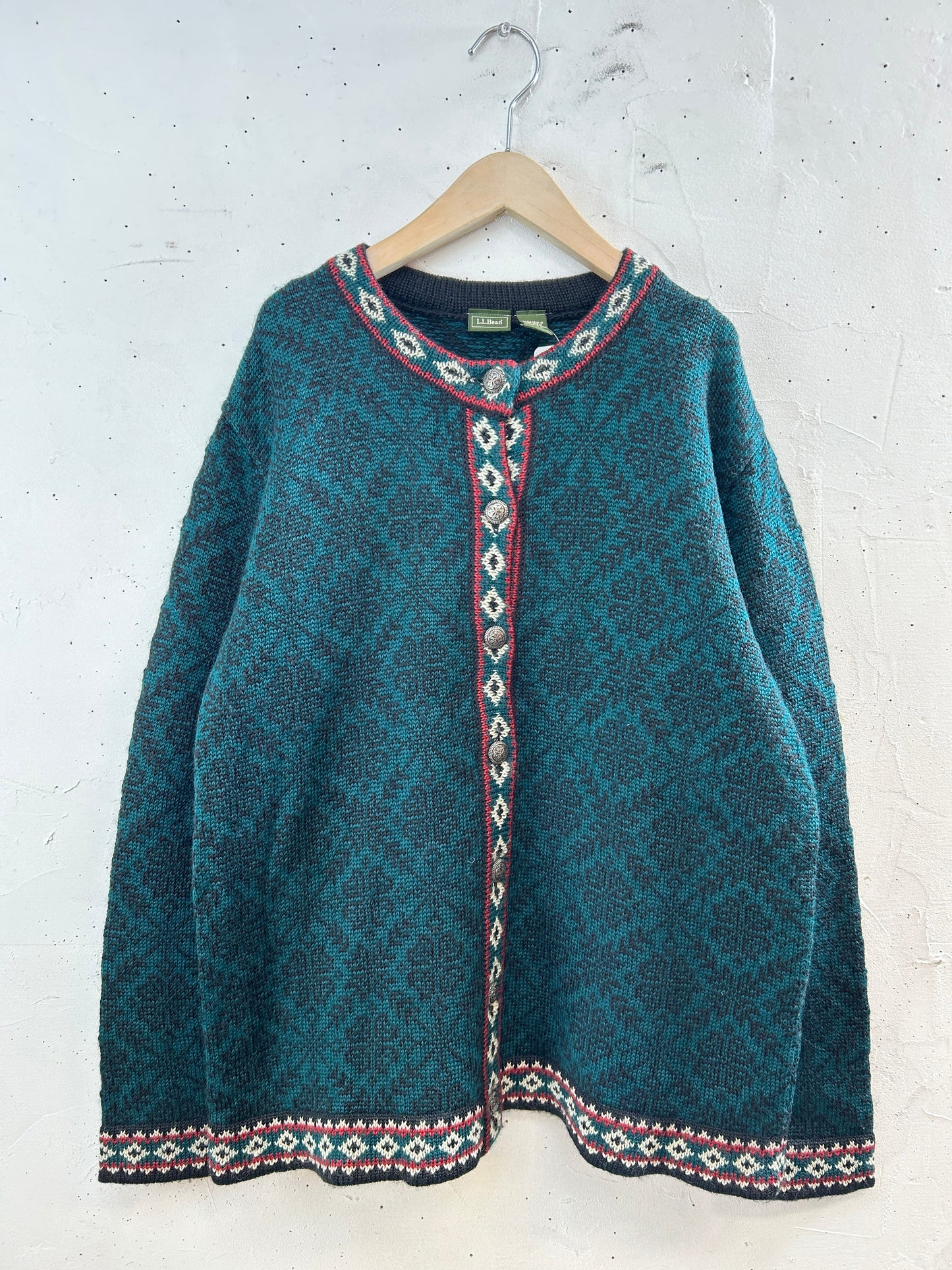Nordic Knit Cardigan 〜L.L.Bean〜 [I30336]