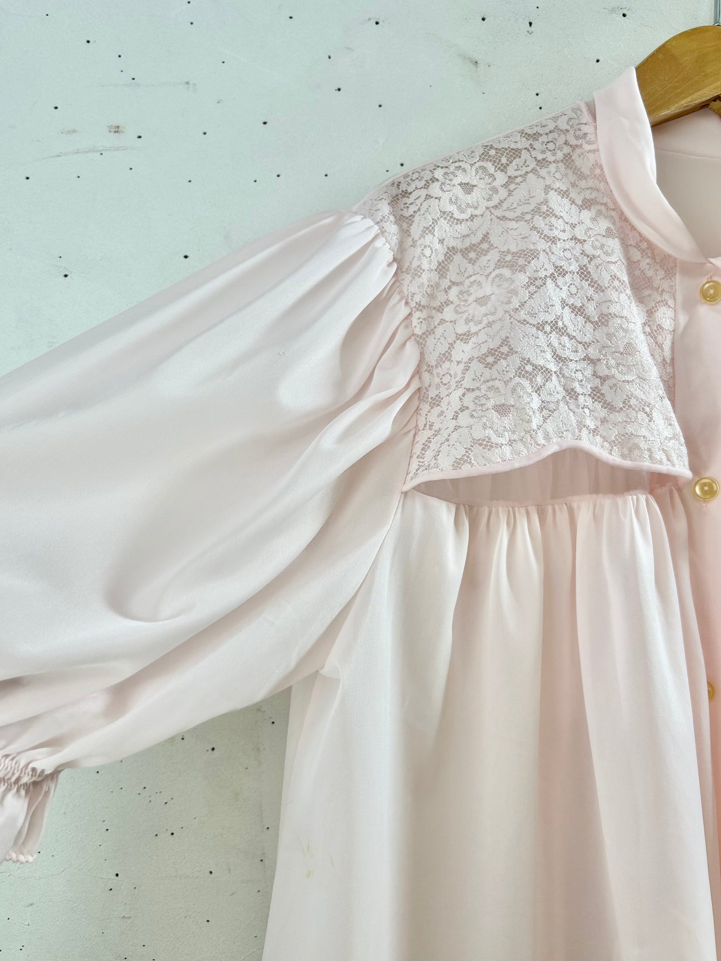 ’70s Vintage Lingerie Short Gown [G30673]