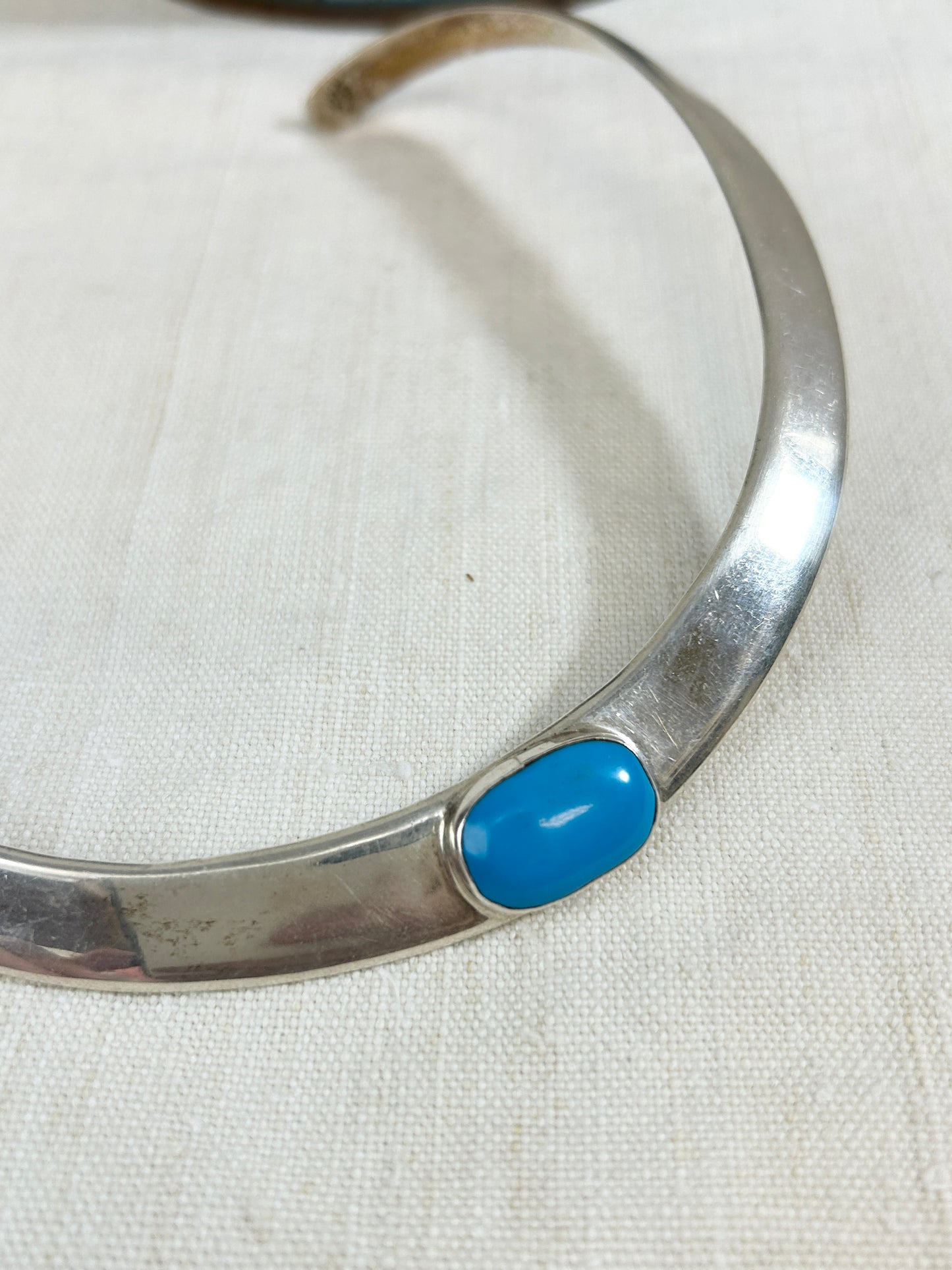 Vintage 925Silver Choker MADE IN MEXICO [I30218]