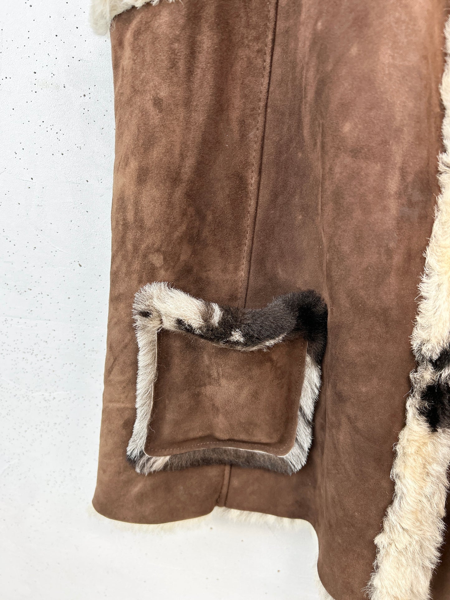 Vintage Mouton Vest [A31299]