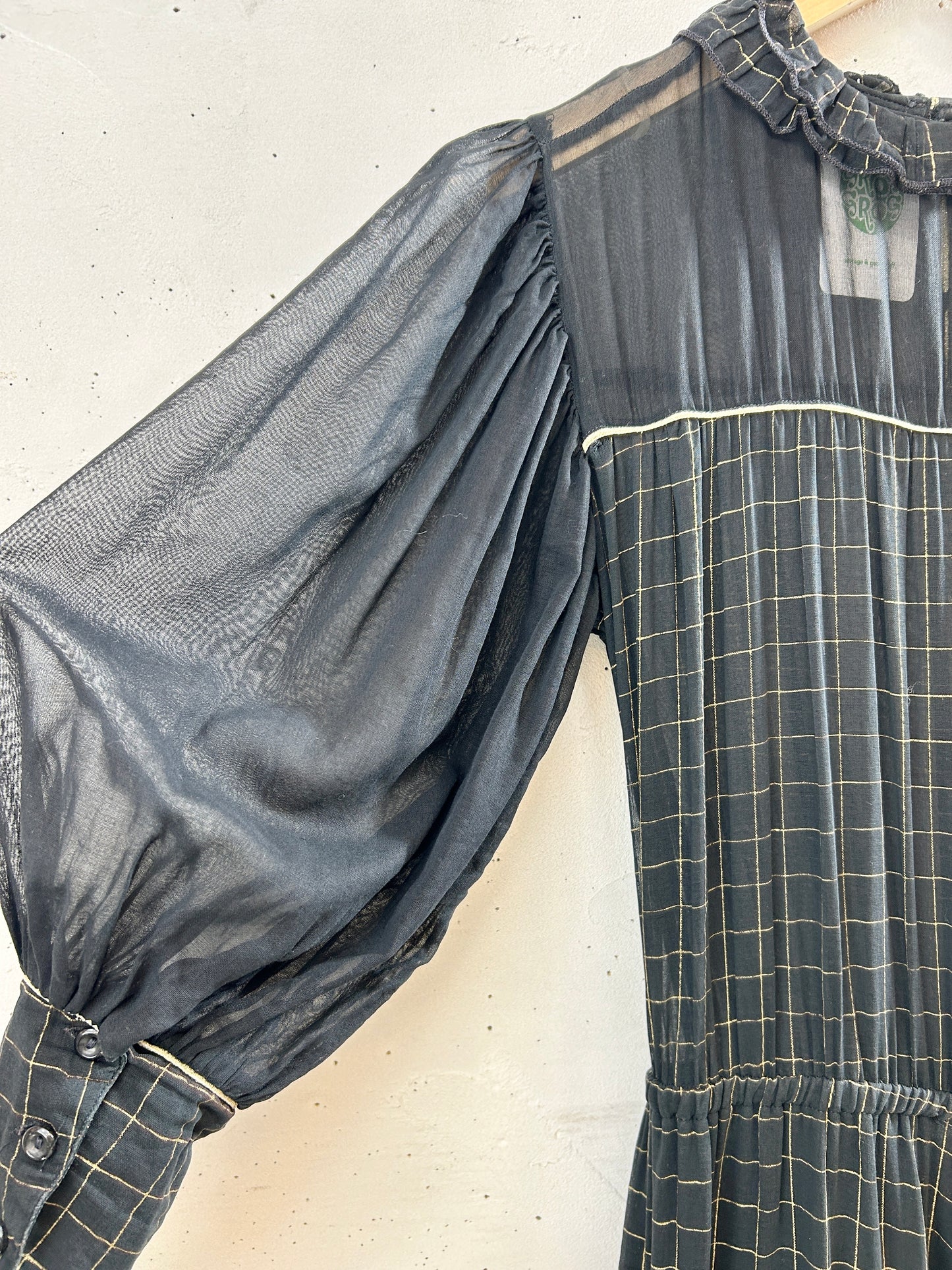Vintage Black Dress [H30952]