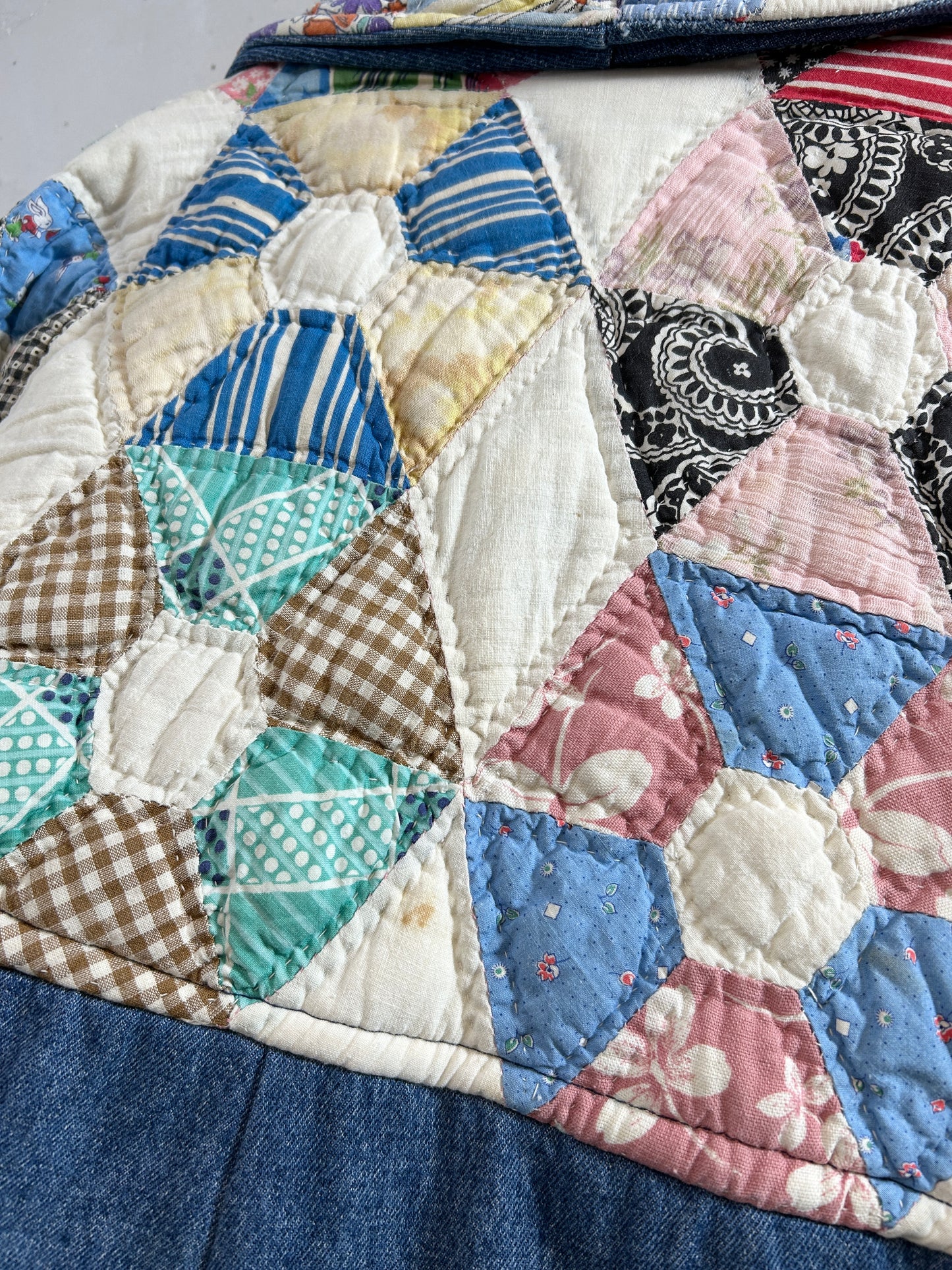 Vintage Denim×Quilt Jacket [K30788]