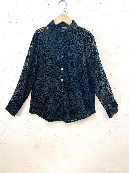 Vintage Sheer Blouse [I30368]