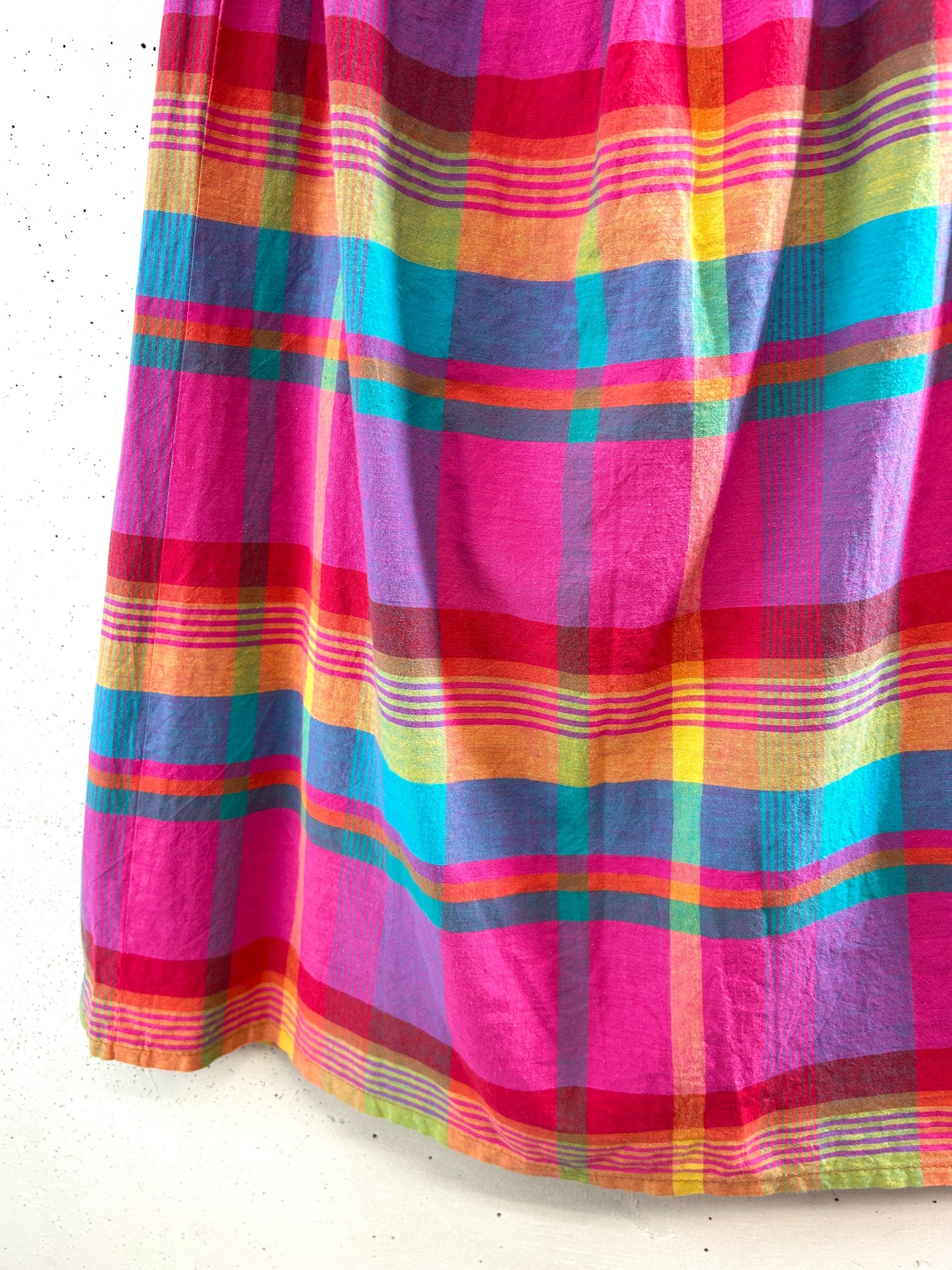 Vintage Plaid Skirt MADE IN FRANCE [D32194]