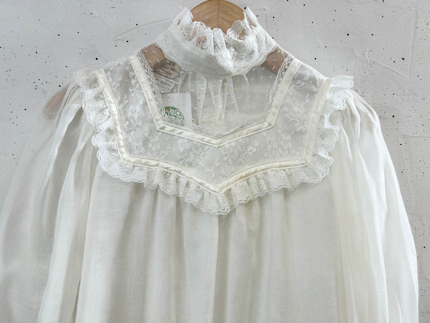 Vintage White Blouse 〜GUNNE SAX Kids〜 [G33265]