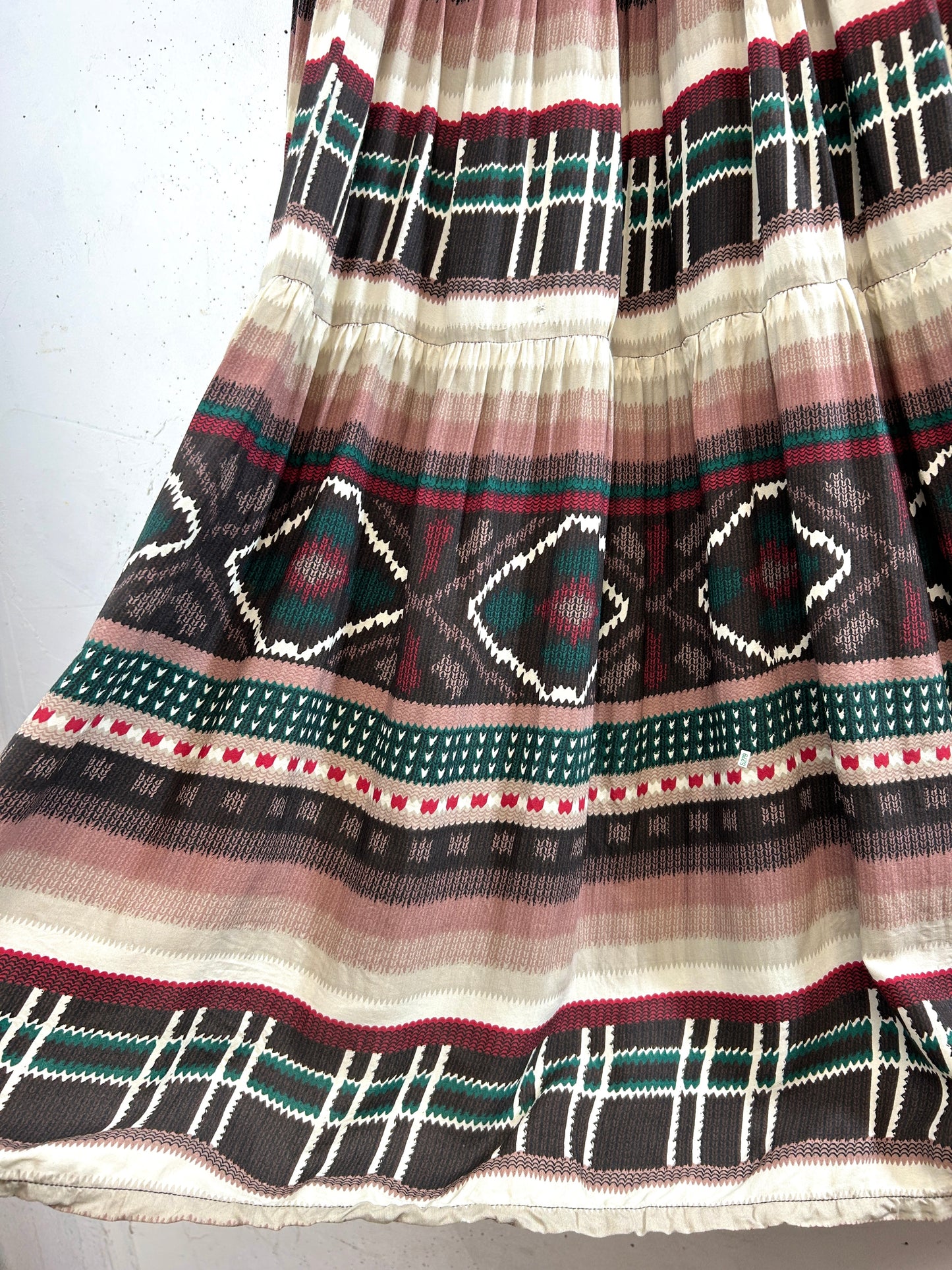 Vintage Tired Skirt  [E32371]