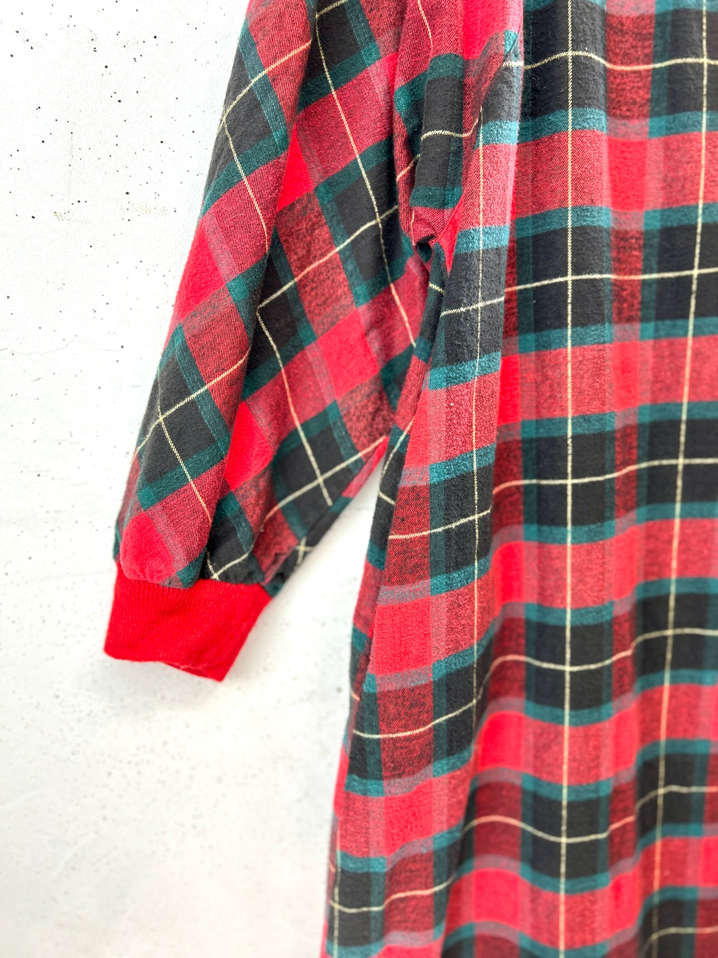 Vintage Plaid Dress  [L31071]