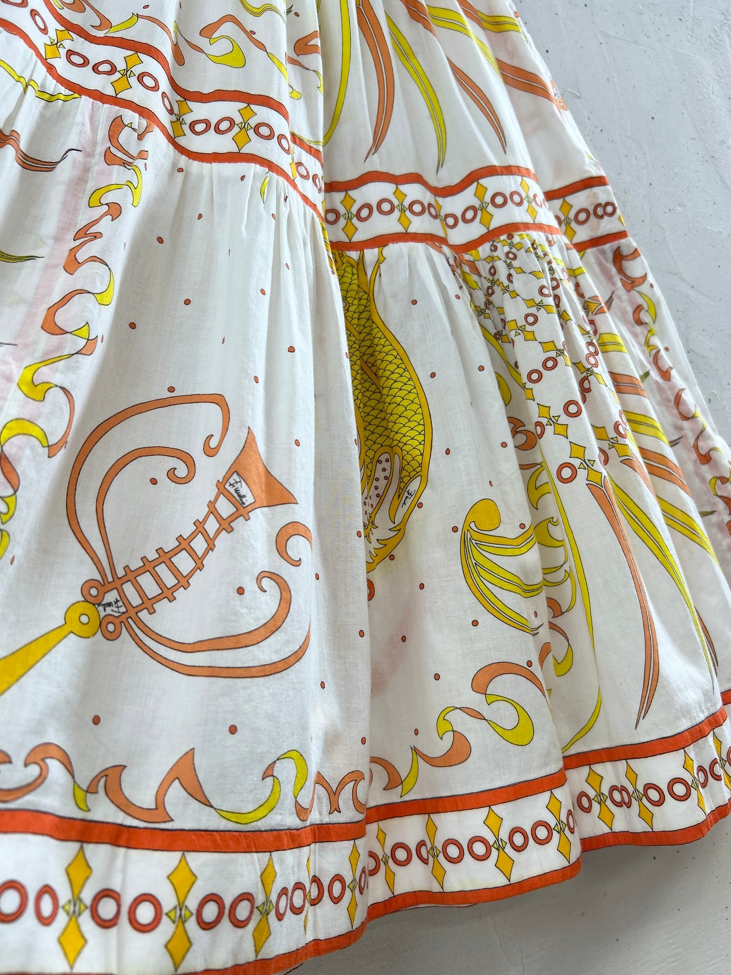 '70s Vintage Skirt 〜Emilio pucci〜 [G33007]