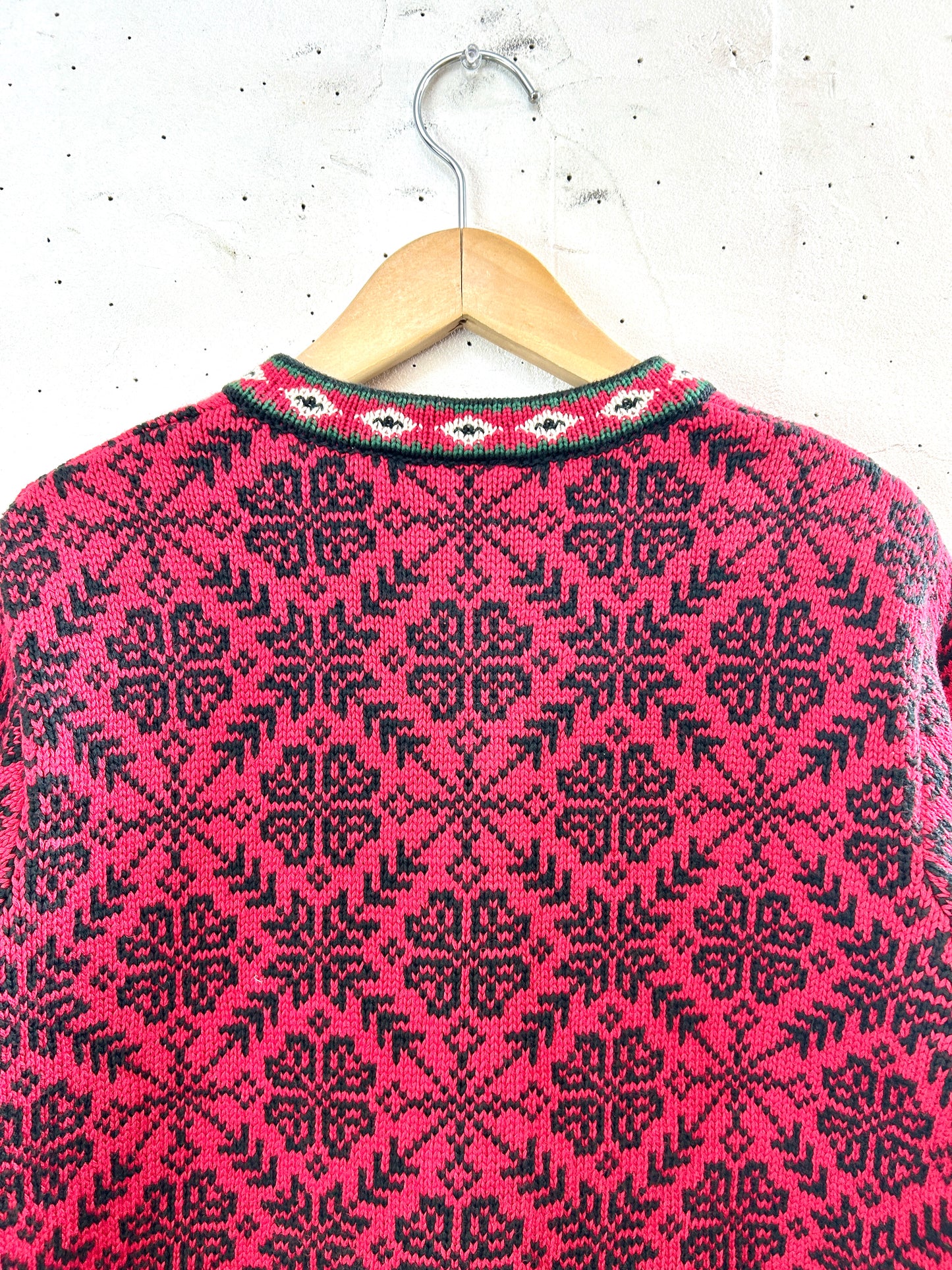 Nordic cotton Knit Cardigan 〜L.L.Bean〜 [I30337]