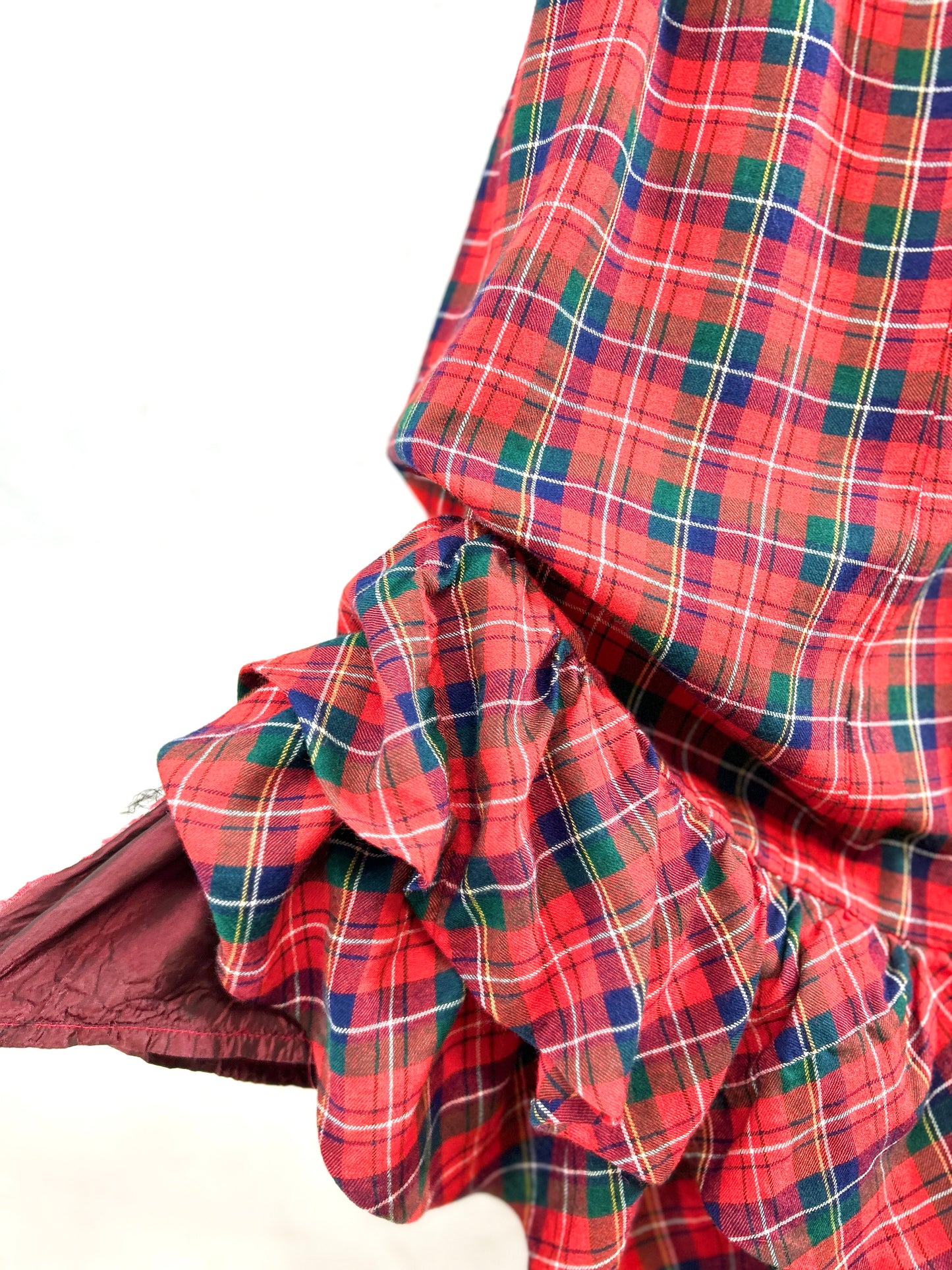 Vintage Plaid Skirt   [L31089]