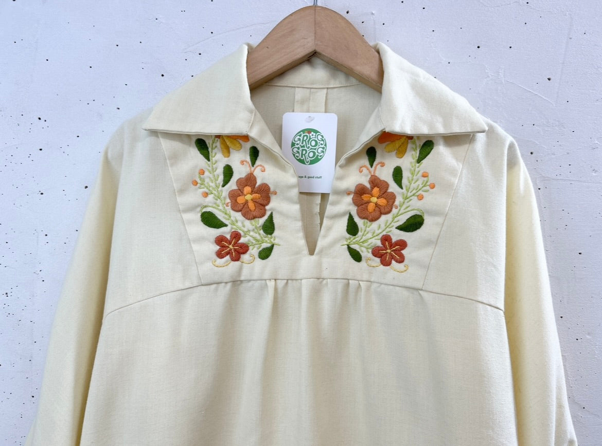 Vintage Embroidery Tunic [D32118]
