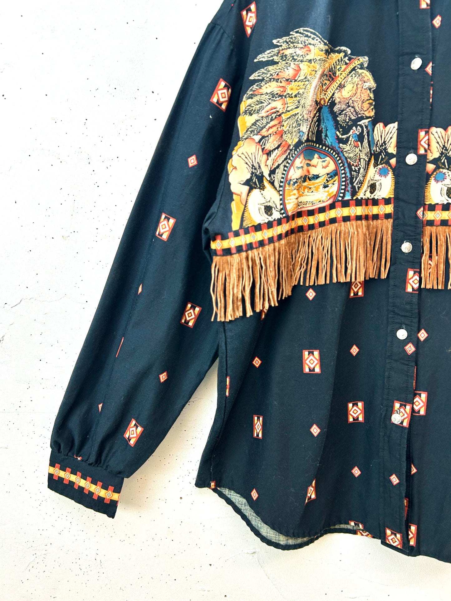 Vintage fringe Shirt [I30373]