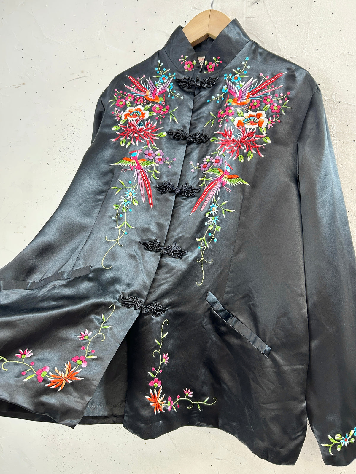 Vintage Silk China Jacket 〜Plum Blossoms〜[I33868]