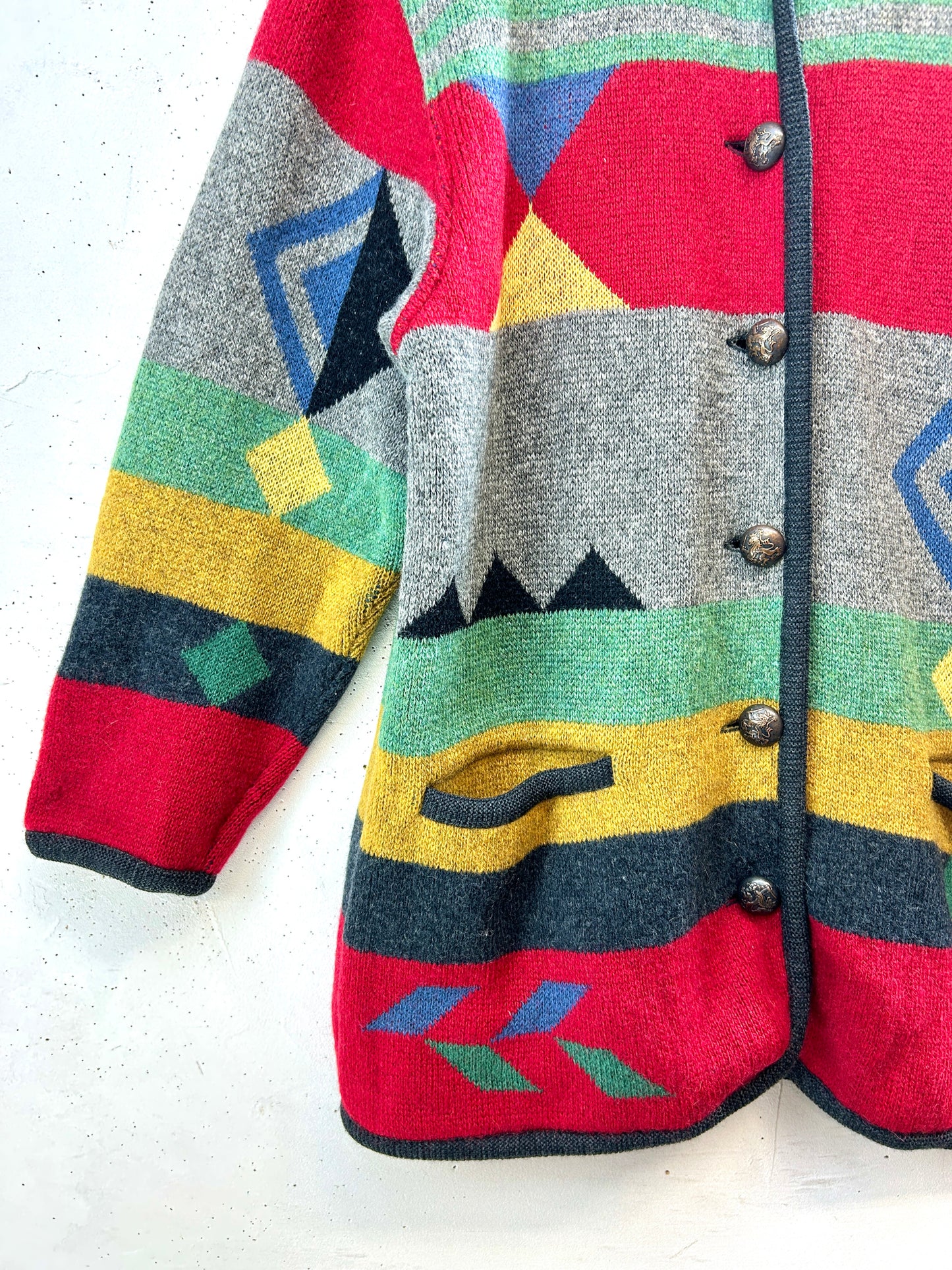 Vintage Knit Jacket 〜GEIGER〜 [K30696]